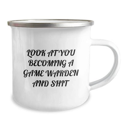 Unique Game Warden Gifts from Friends, Gifts for Game Wardens, Camping Mug for Graduation - Image 2