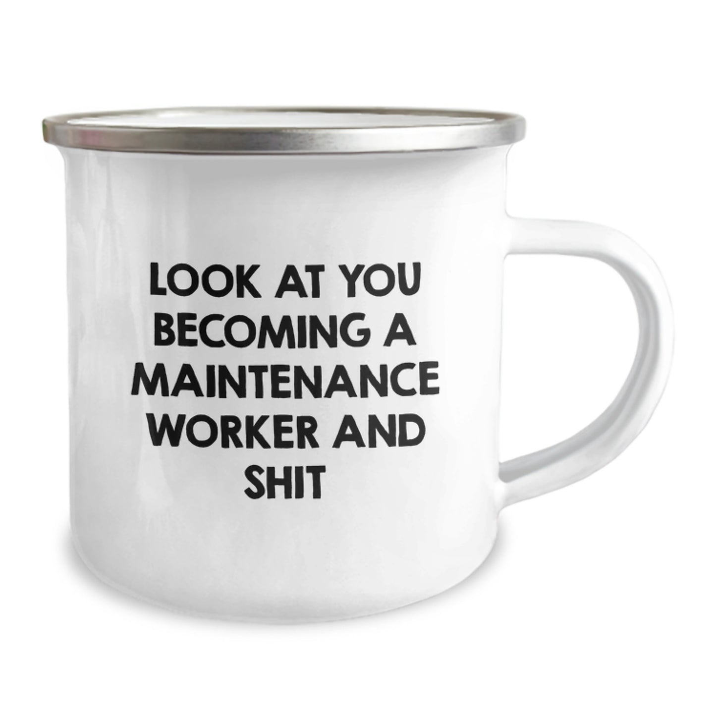 Funny Gifts for Maintenance Worker, Christmas Unique Gifts from Friends for Men, Camping Mug for Maintenance Worker - Image 2