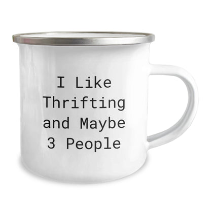 Gifts from Thrifting Enthusiasts for Friends and Family, Funny Camping Mug for Christmas Unique Gifts - Image 2