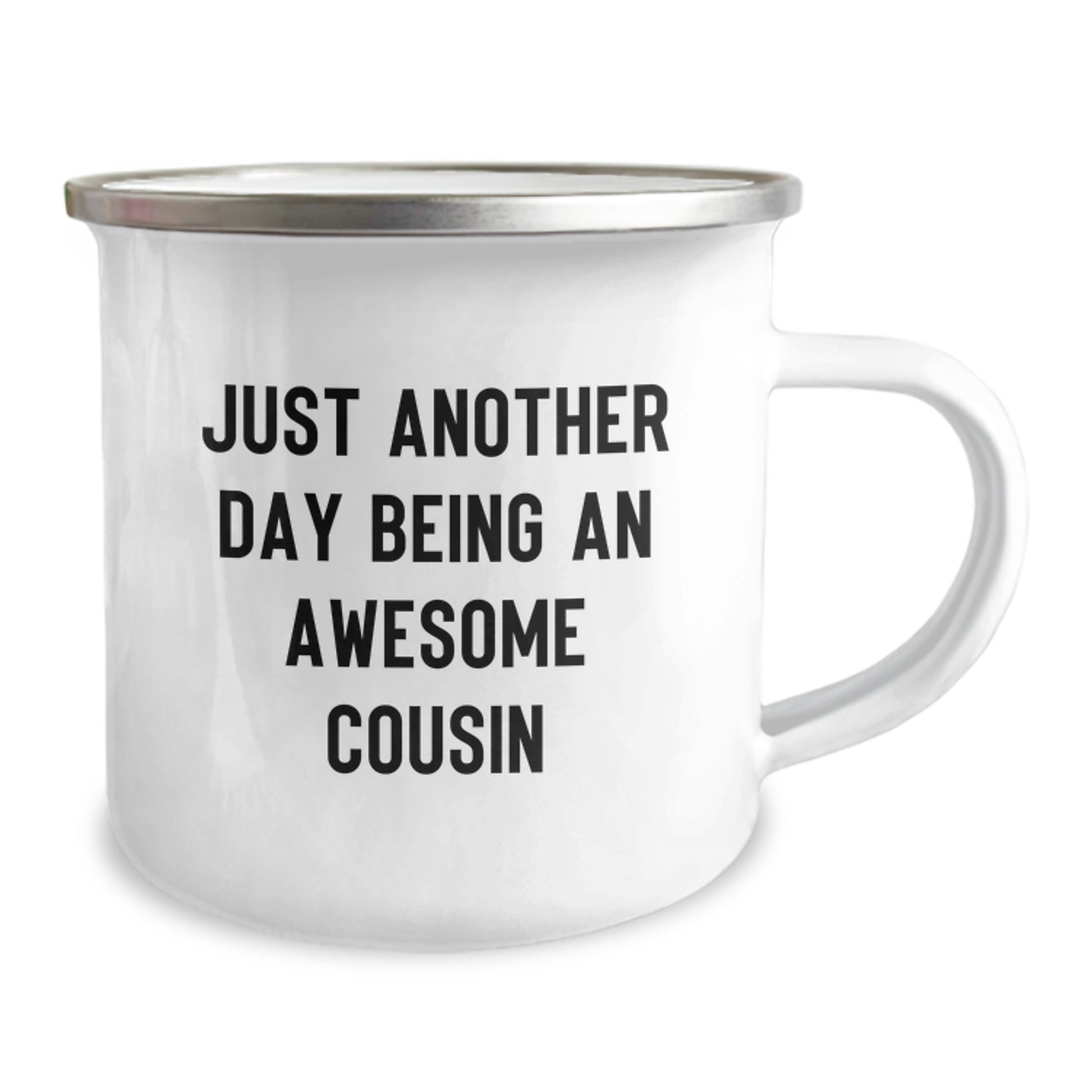 Funny Cousin Gifts for Men Women Friends Family Camping Mugs from Cousin - Just Another Day Being An Awesome Cousin Christmas Unique Gifts - Image 2
