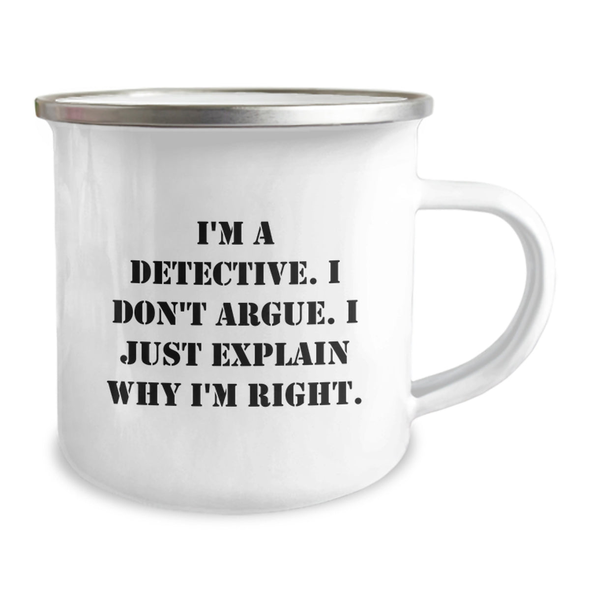 Funny Detective Gifts from Men to Friends - Camping Mug Christmas Unique Presents - Image 2