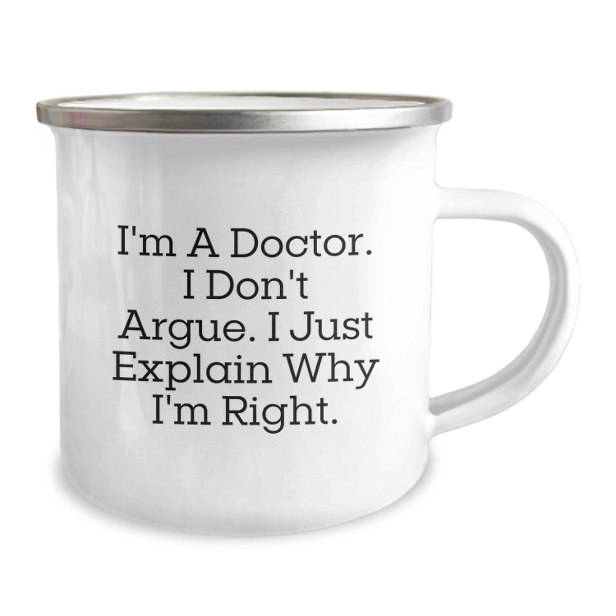 Funny Doctor Gifts from Friends for Doctors - I'm A Doctor. I Just Explain Why I'm Right. Christmas Unique Mug - Image 2