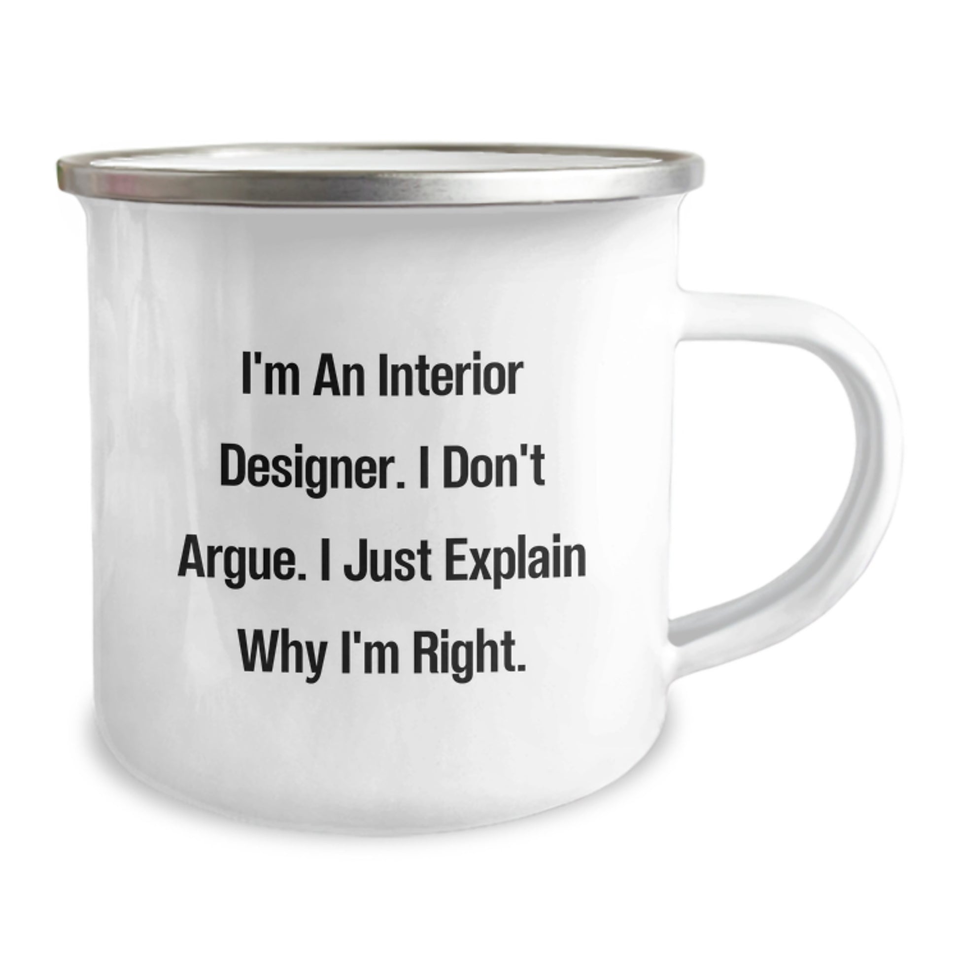Funny Interior Designer Gifts from Friends, Interior Designer's Birthday Unique Ideas with Quote, Camping Mug for Him or Her - Image 2