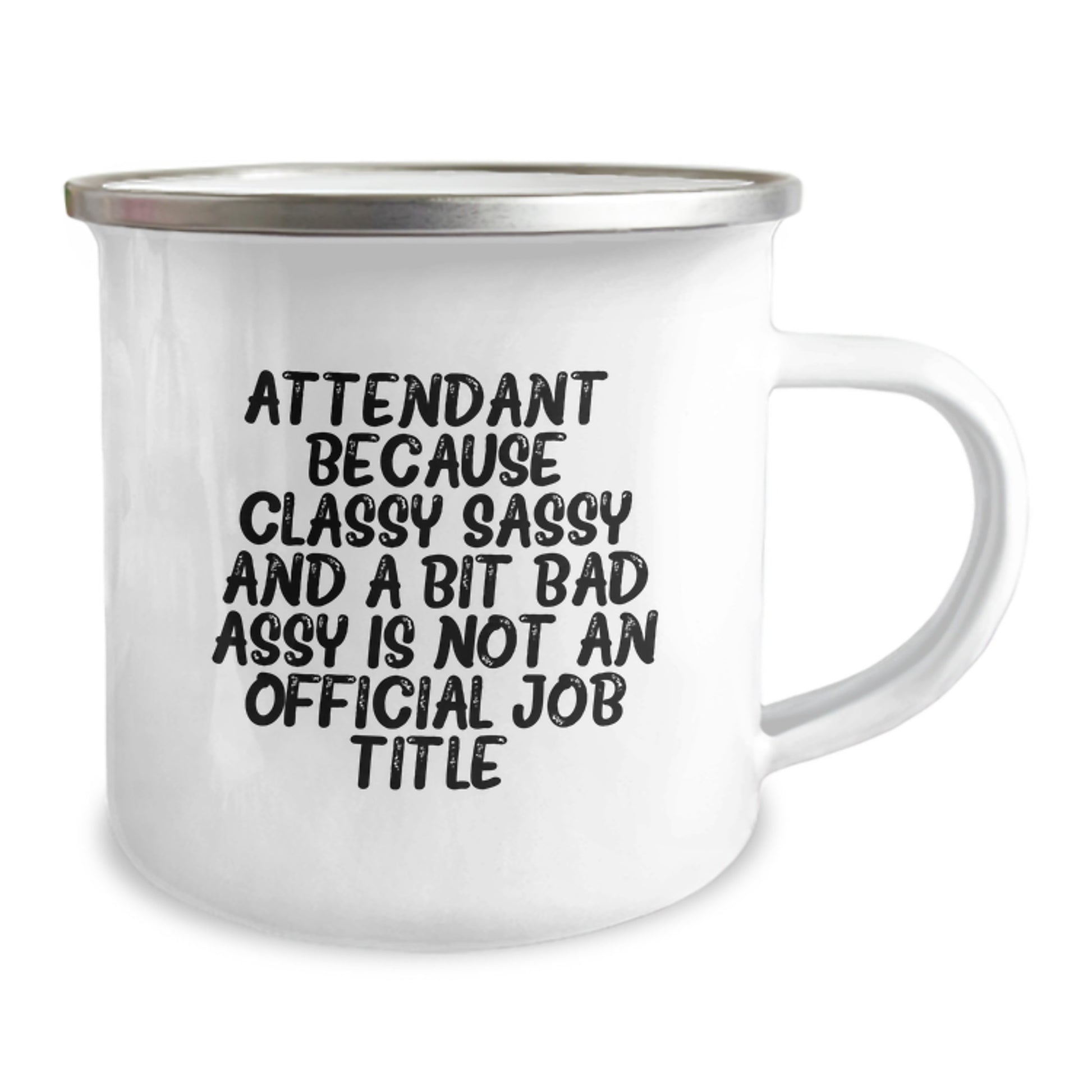Funny Attendant Gifts, Classy Sass and a Bit Fearless, Camping Mug for Attendant, Birthday Unique Gift from Friends to Attendant - Image 2
