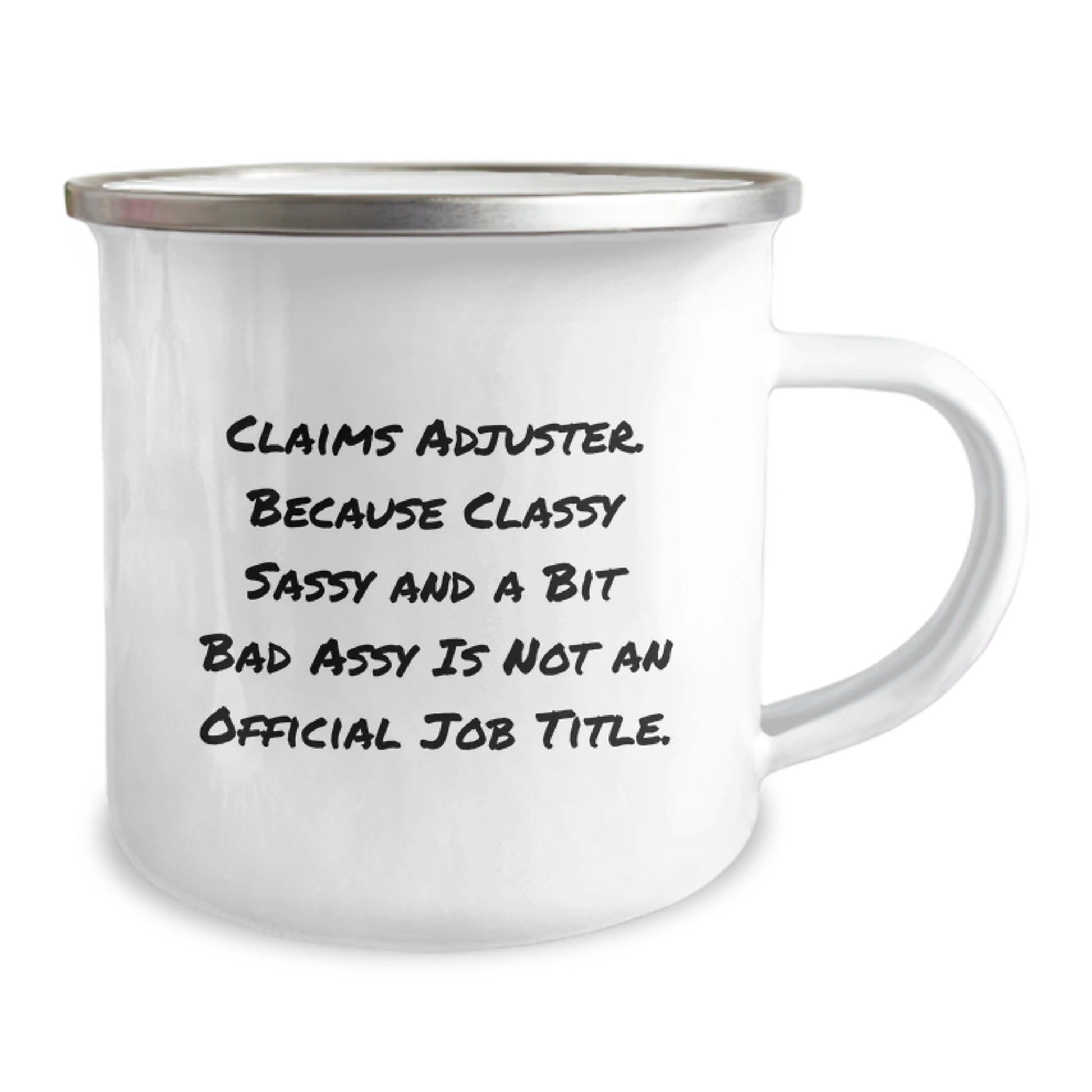 Funny Claims Adjuster Gifts for Claims Adjuster, Unique Christmas Unique Gift Ideas from Men, Cute Camping Mug with Sassy Quote - Image 2