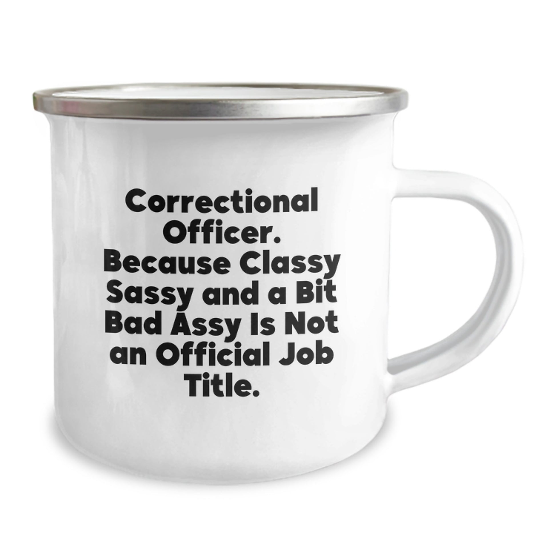 Correctional Officer Christmas Unique Gifts from Friends - Funny Correctional Officer Camping Mug - Classy Sassy And A Bit Fearlessy - Image 2