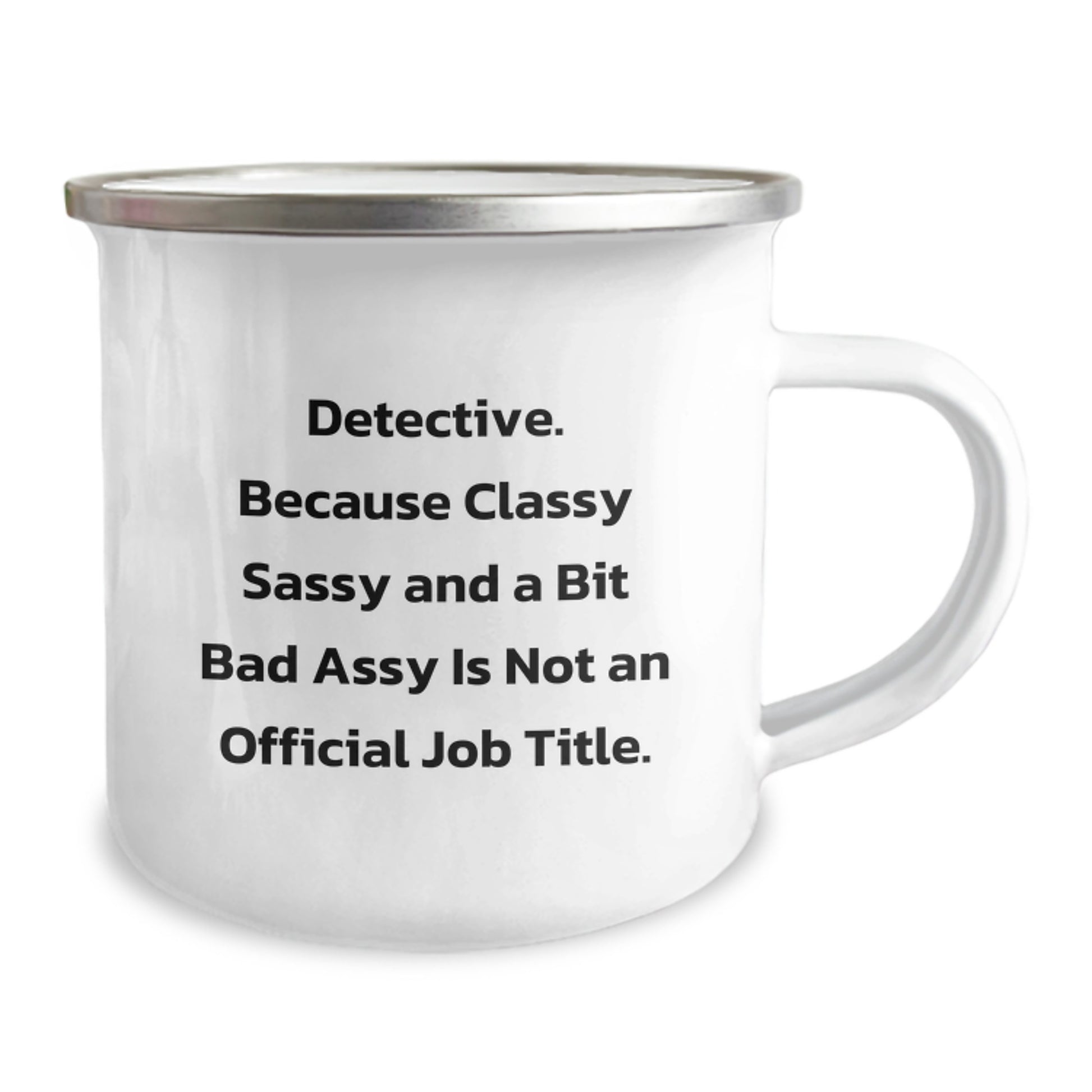 Funny Detective Gifts from Men, Women, and Friends for Christmas Unique Presents - Camping Mug - Image 2