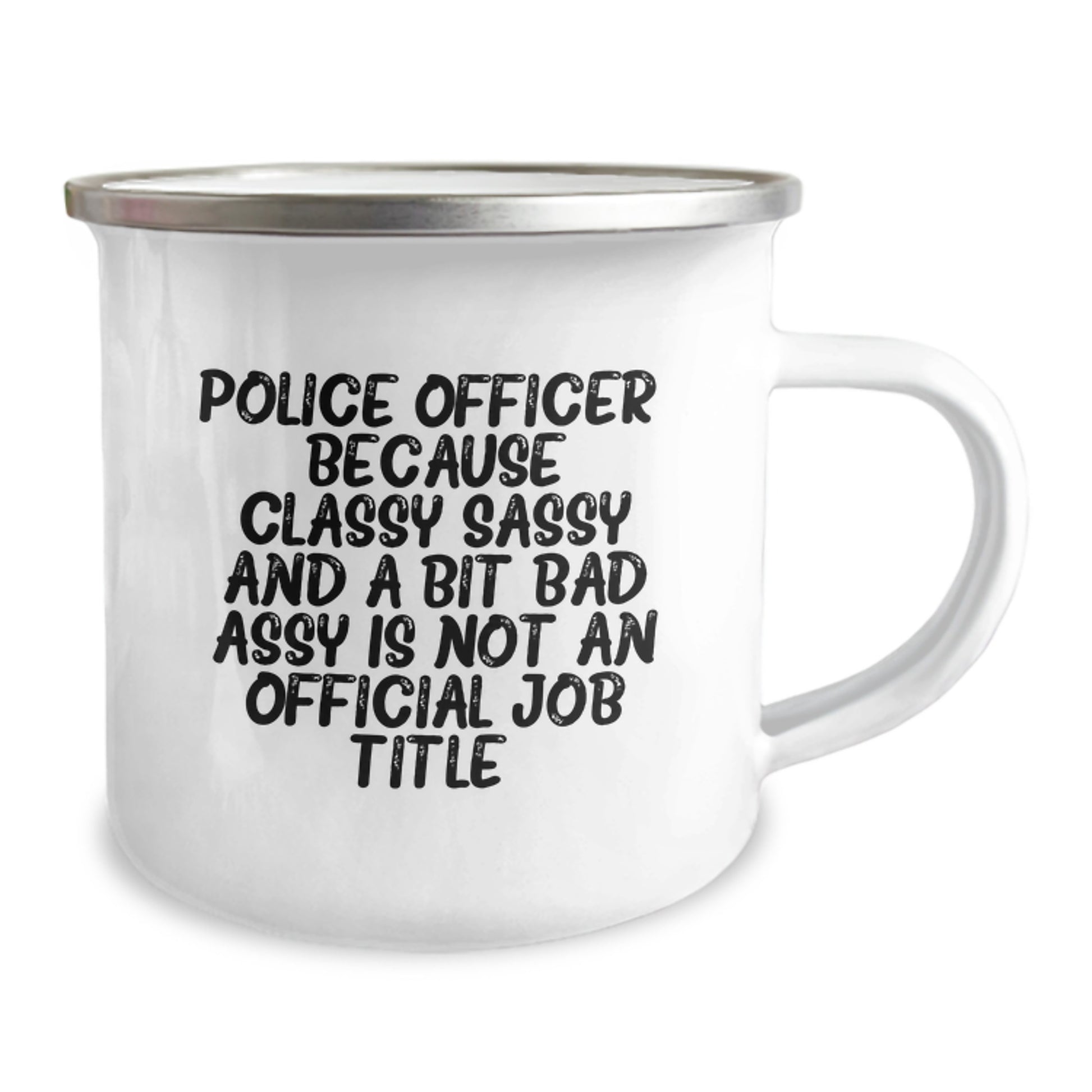 Police Officer Funny Camping Mug Gifts for Him from Friends and Family at Christmas - Image 2