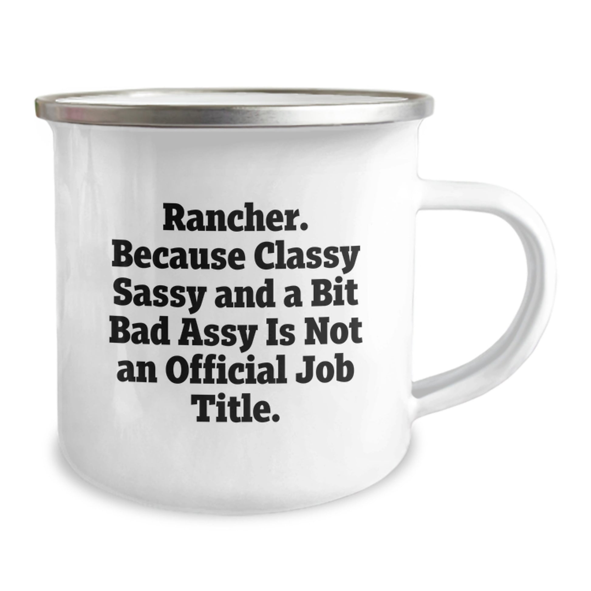 Rancher Christmas Unique Gifts from Friends for Men Funny Camping Mug - Classy Sassy Fearlessy Humor, Gift Ideas for Rancher - Image 2