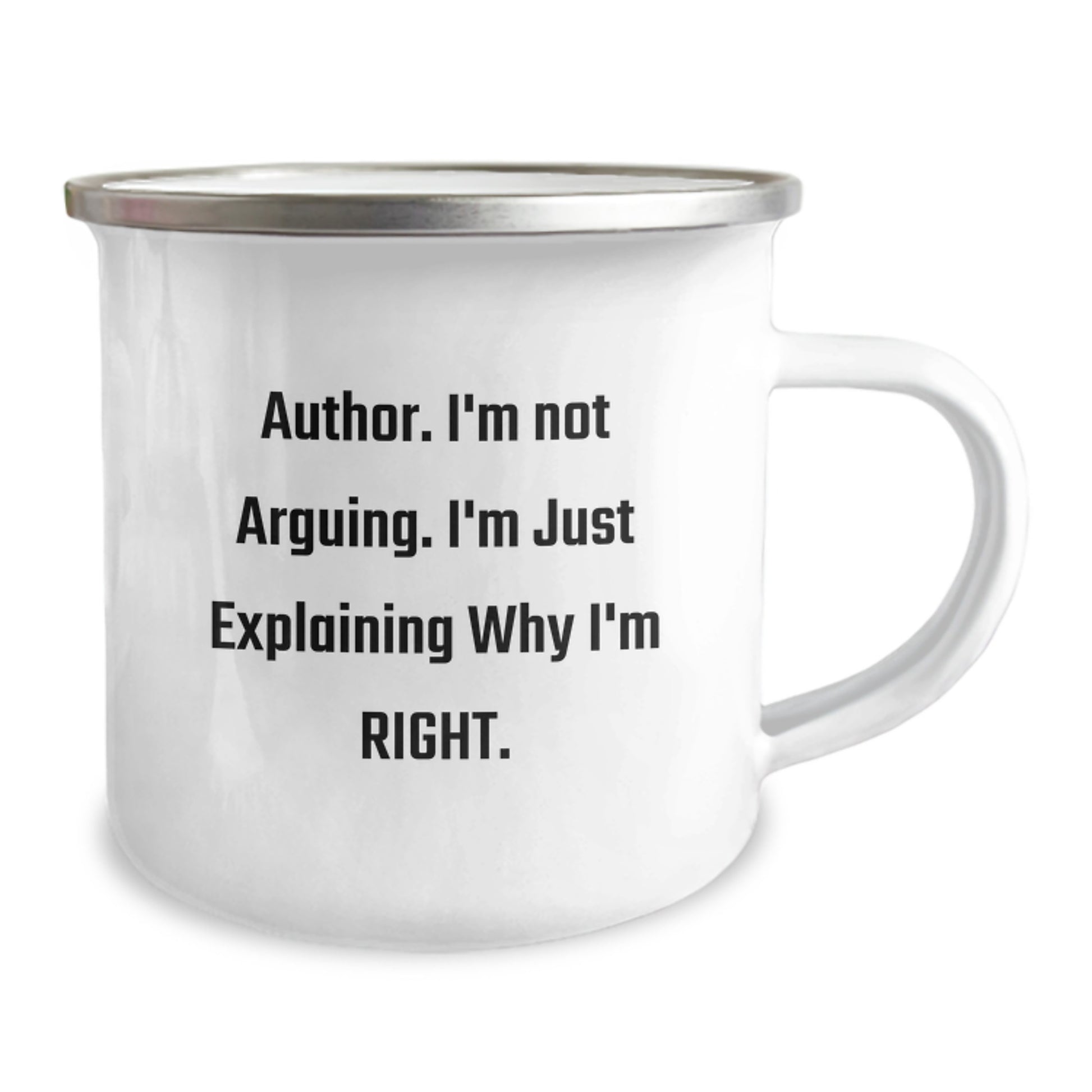 Author Gifts Funny Camping Mug - Explaining Why I'm Right, Unique Christmas Unique Gifts for Authors from Friends and Family - Image 2