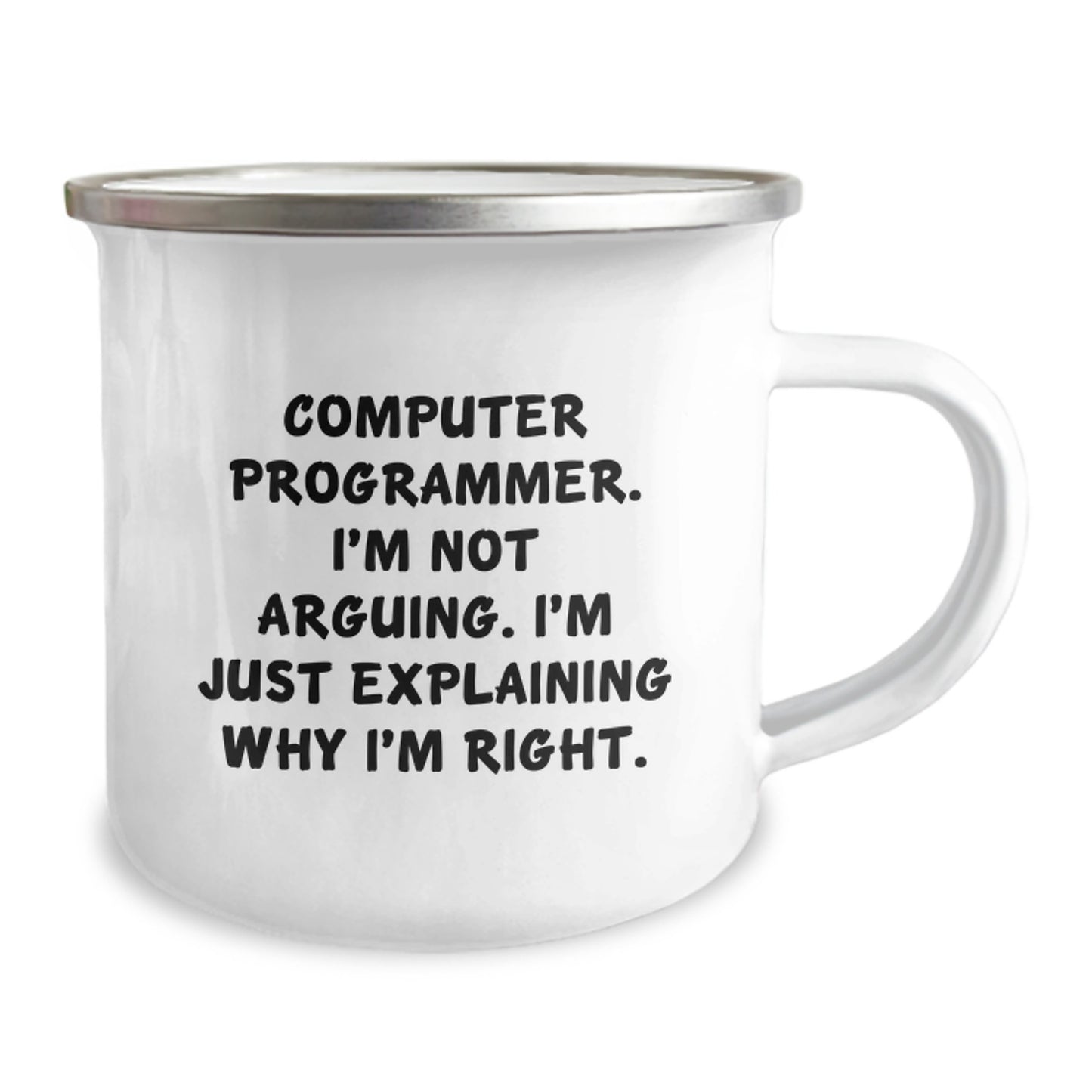 Funny Computer Programmer Gifts from Friends for Men, 'I'm Not Arguing, I'm Just Explaining Why I'm Right' Computer Programmer Birthday Unique Gifts - Image 2
