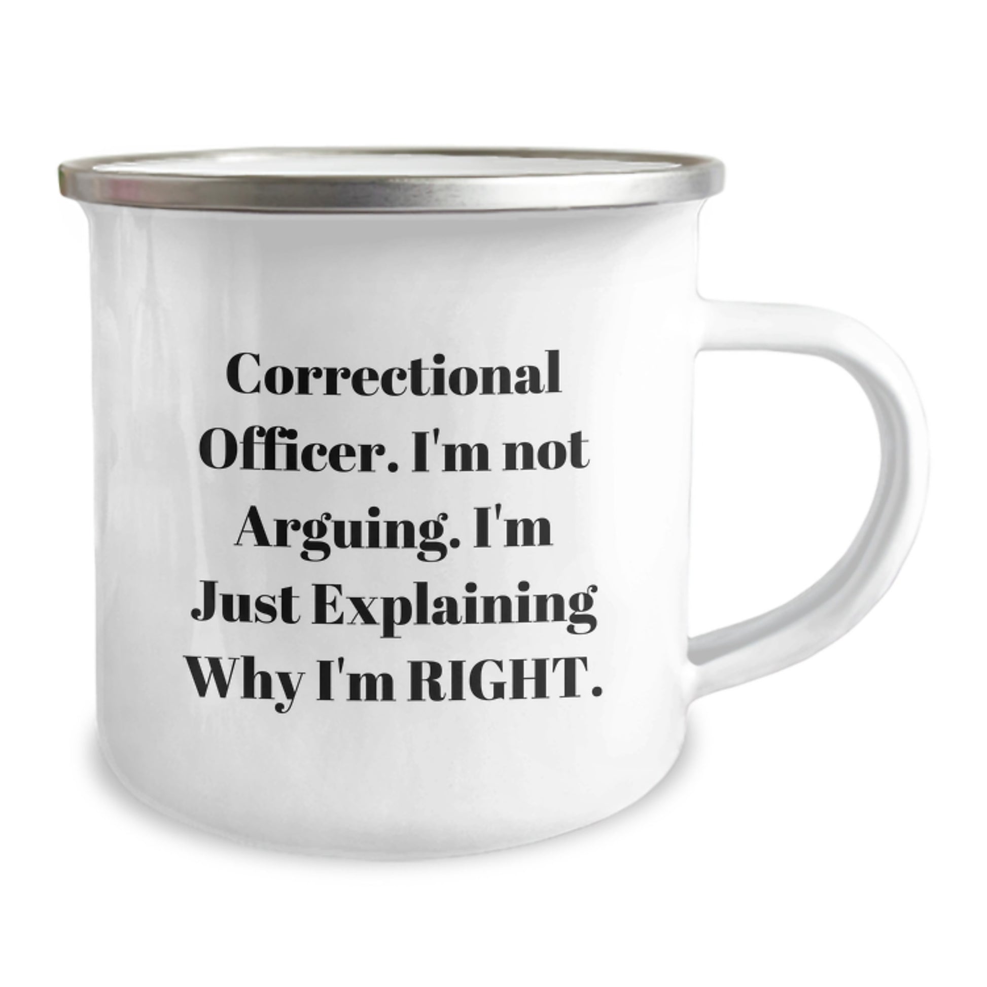 Funny Correctional Officer Gifts, Correctional Officer Humor Camping Mug, Gifts from Friends, Gifts for Correctional Officer Birthday - Image 2