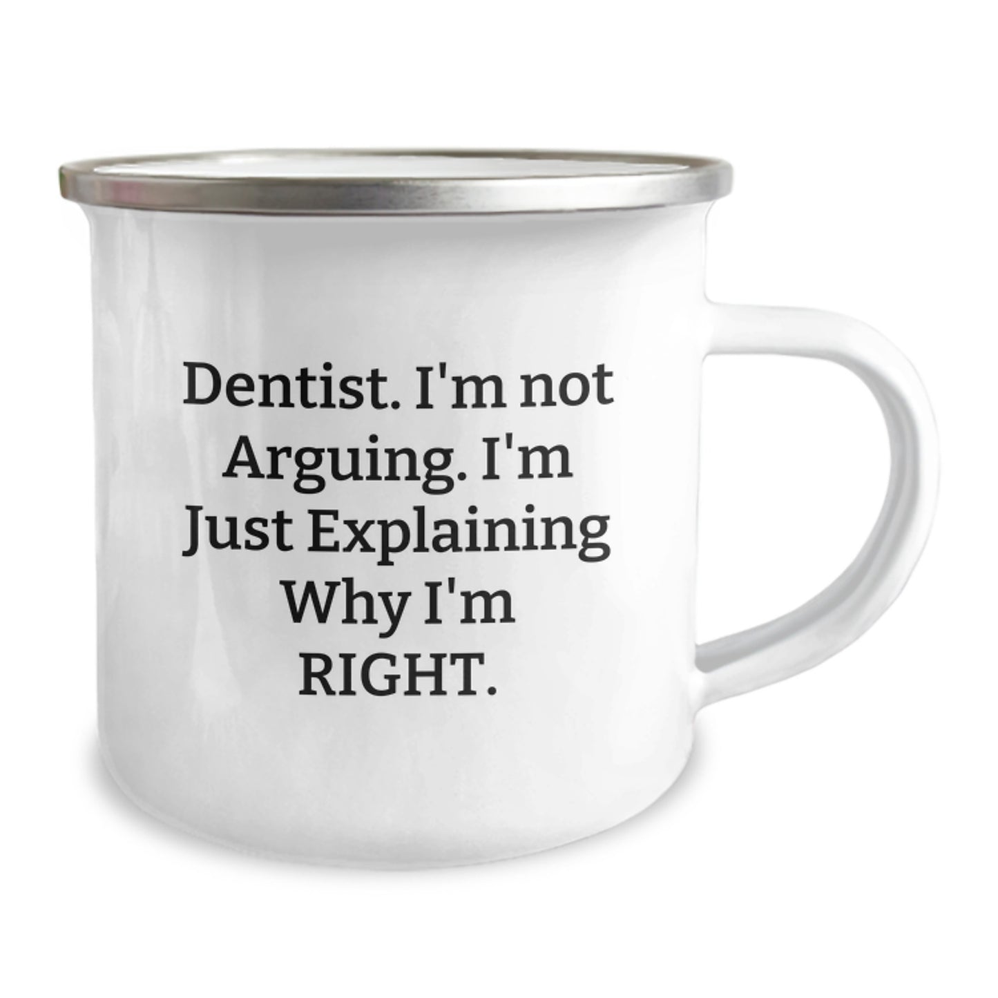 Funny Dentist Gifts from Friends - Camping Mug for Men or Women - Funny Camping Mug for Dentist - Christmas Unique Presents for Dentist - Image 2