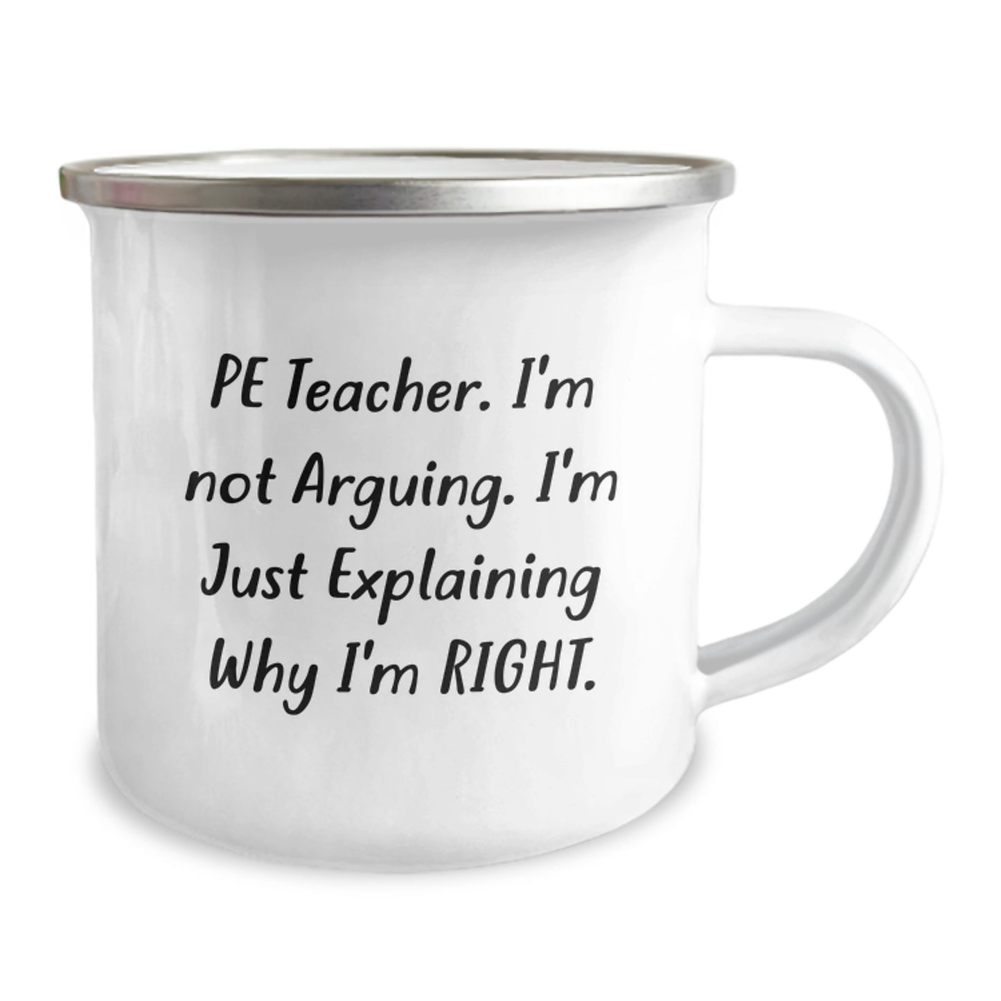 PE Teacher Gifts from Friends, Funny Camping Mugs for PE Teachers, PE Teacher Christmas Unique Gifts, PE Teacher Inspirational Quote Mug - Image 2