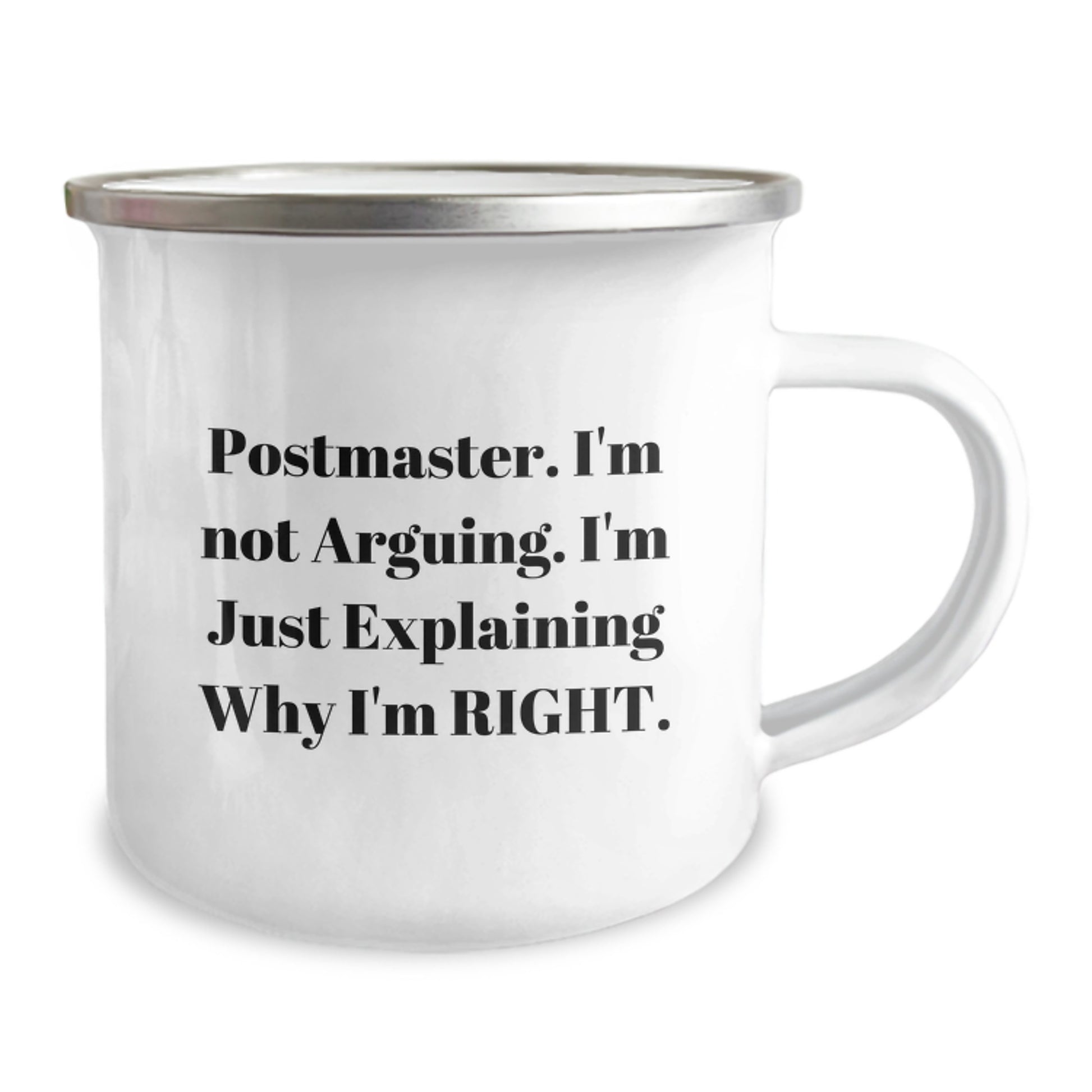Funny Postmaster Gifts from Friends, Unique Christmas Unique Gifts for Postmaster, Camping Mug with Inspirational Quote - Image 2