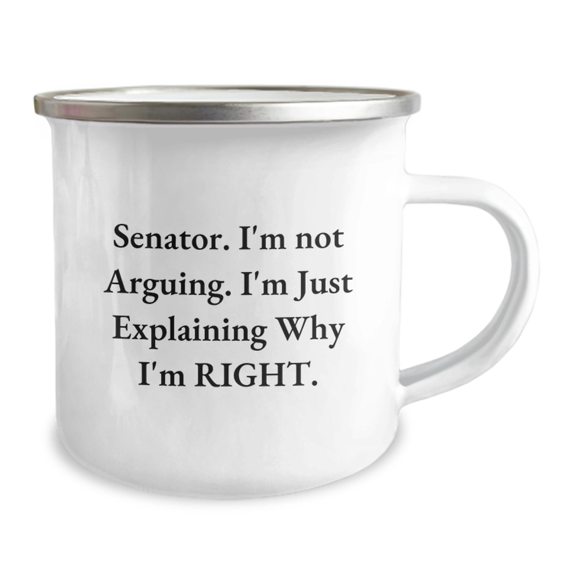 Senator Camping Mug Funny Quote Gifts for Men, Unique Senator Gift Ideas, Senator Christmas Unique Gifts from Family to Senator - Image 2