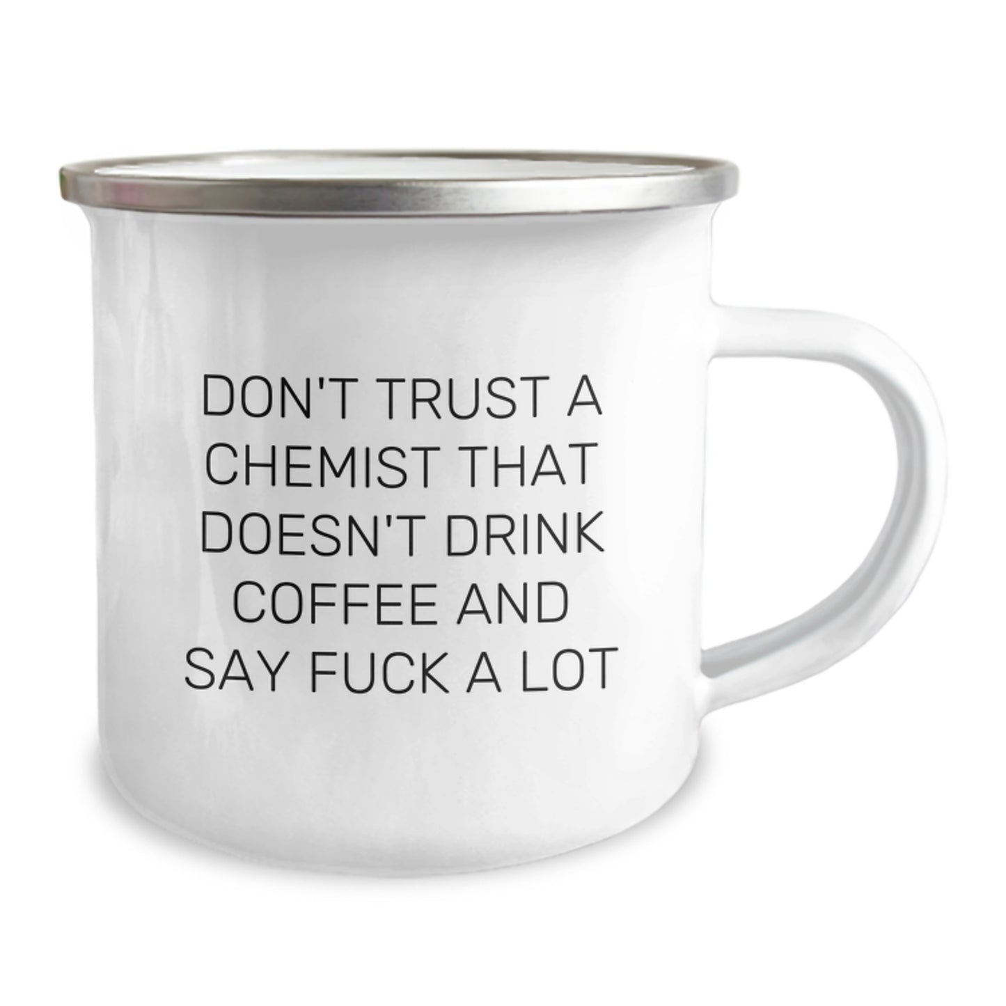 Funny Gift for Chemist Friends Christmas Camping Mug - Say 'F--k A Lot' Like a Chemist, Gifts from Friends to Chemist, Christmas Unique Gifts for Chemist - Image 2