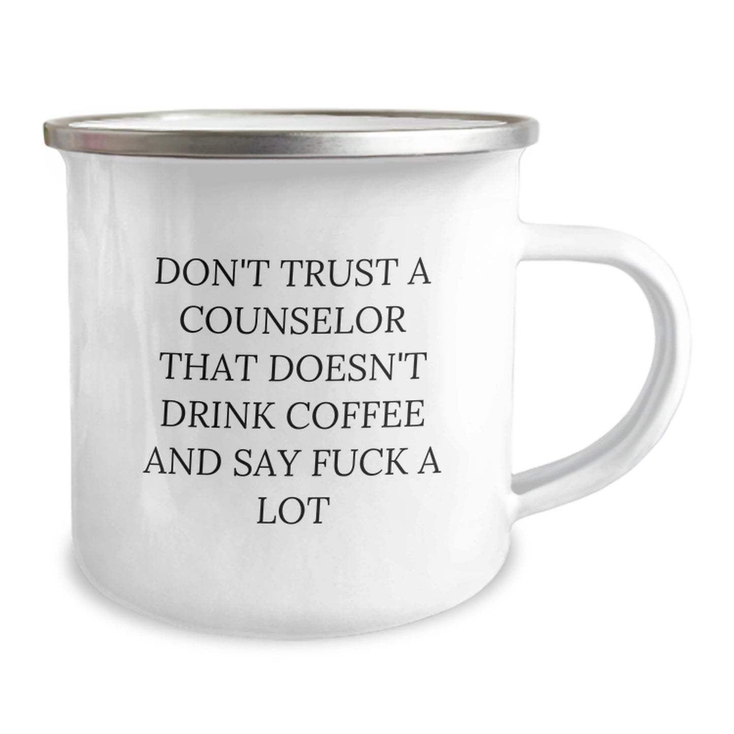 Funny Counselor Gifts from Men, Women, Friends or Family - Don't Trust A Counselor That Doesn't Drink Coffee And Say F--k A Lot Christmas Unique Mugs for Counselors - Image 2