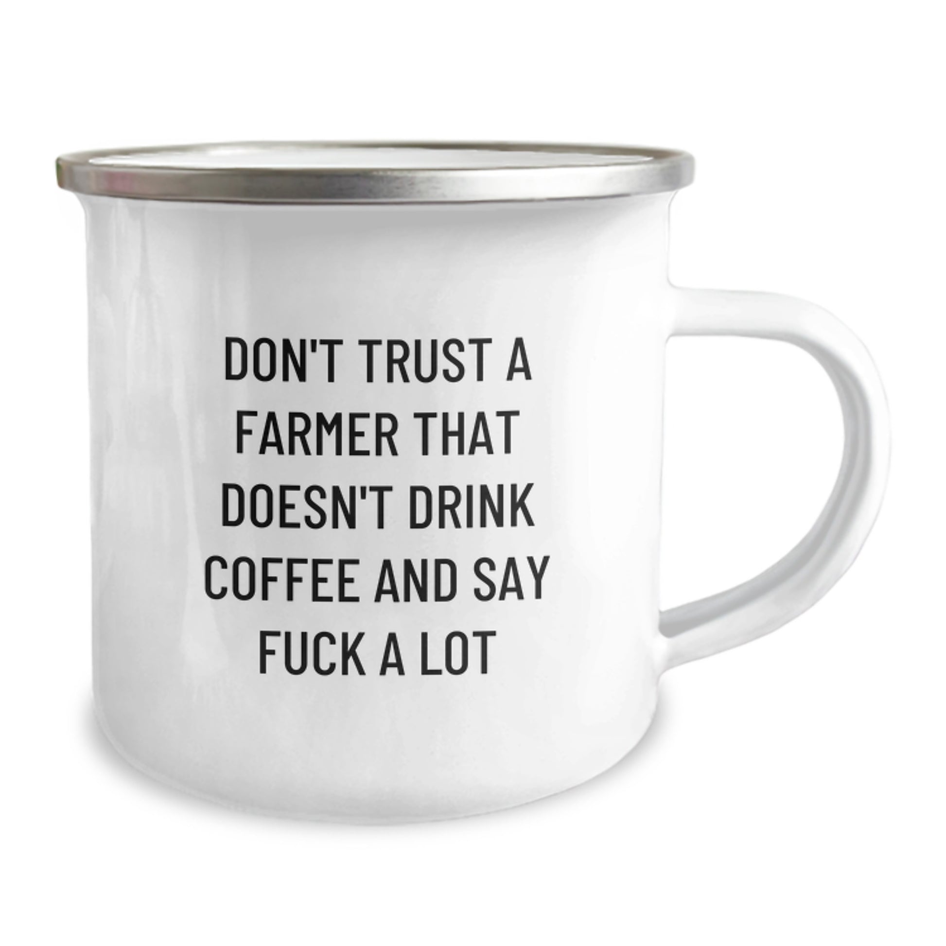 Funny Farmer Gifts from Men to Farmers - Don't Trust A Farmer Without Coffee - Christmas Unique Gifts for Farmers - Image 2