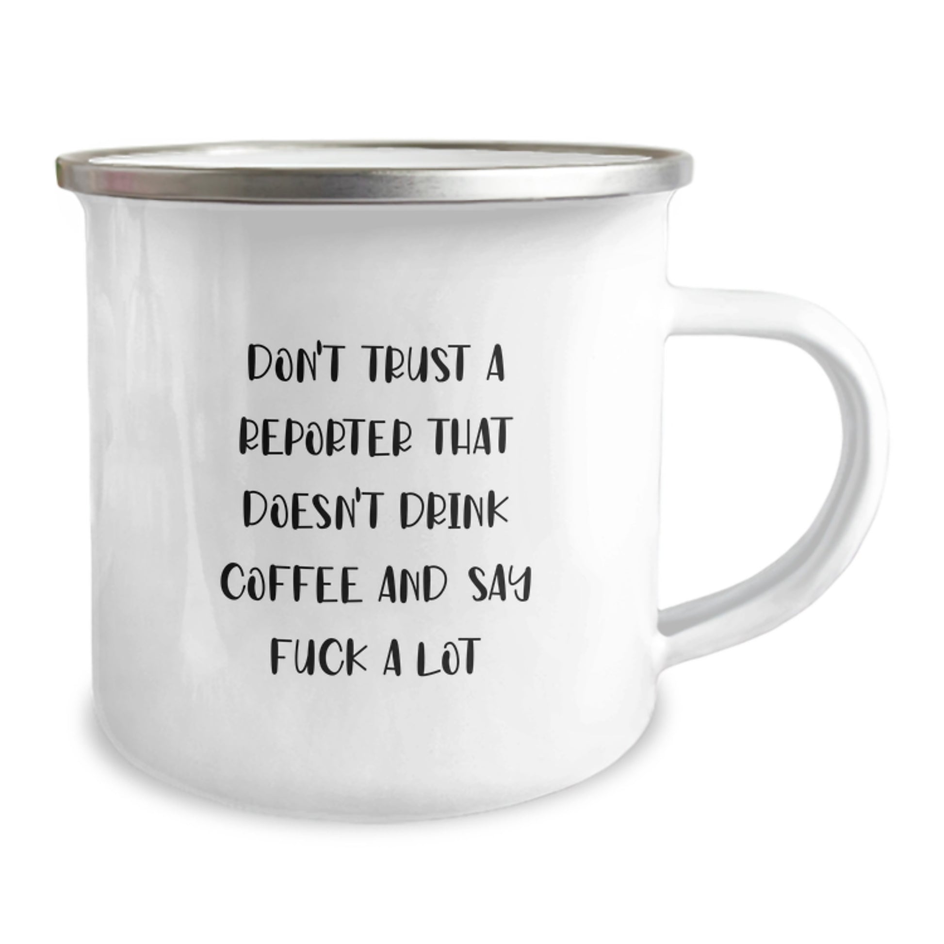Reporter Coffee Lover Mug Funny Valentine's Gifts from Friends to Reporter - Image 2