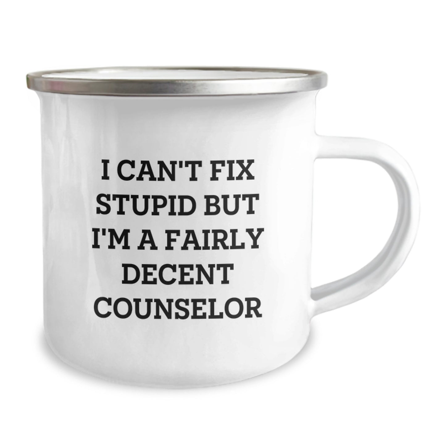 Funny Counselor Gifts from Men to Friends, Christmas Unique Mugs for Counselors with Inspirational Quote - I'm A Decent Counselor - Image 2