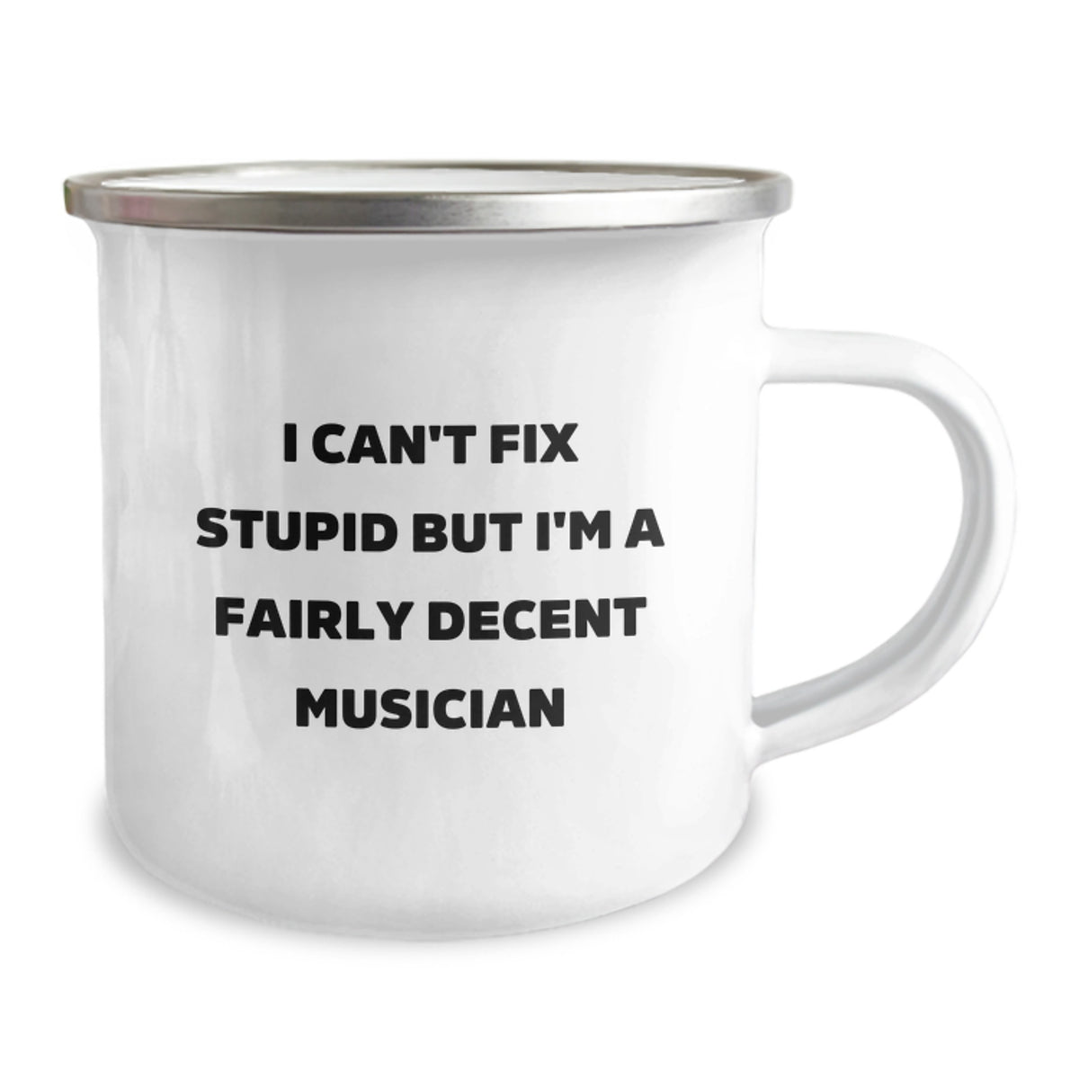 Funny Musician Gift Ideas for Her - I Can't Fix Stupid Camping Mug, Unique Mother's Day Unique Gifts from Husband - Image 2