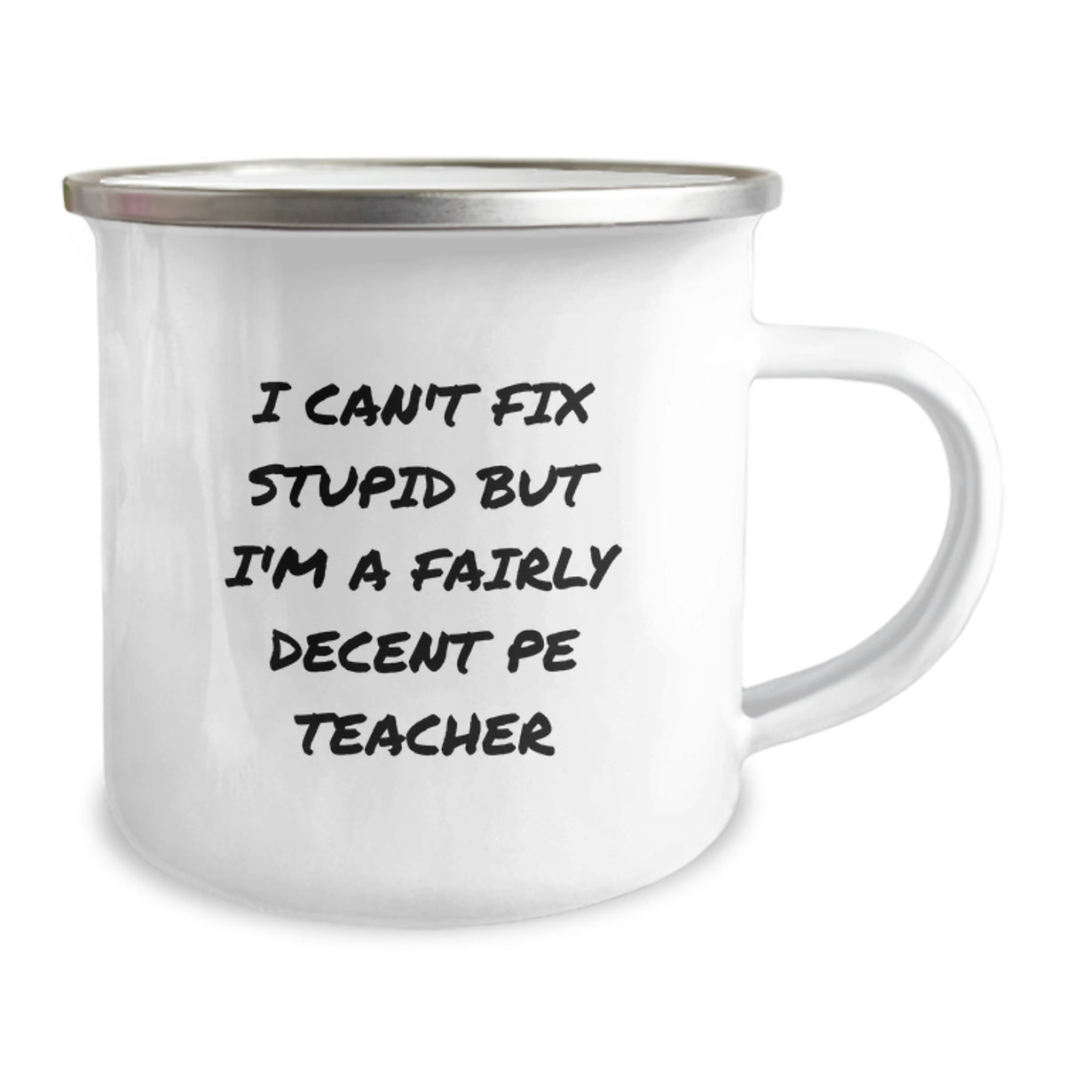 Funny PE Teacher Camping Mug Gifts from Men for Friends Birthday Unique Ideas - Image 2