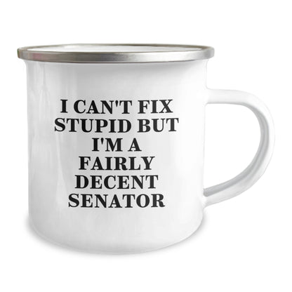 Funny Senator Gifts, Unique Camping Mug for Senator, Best Mother's Day Unique Gifts from Friends to Senator - Image 2