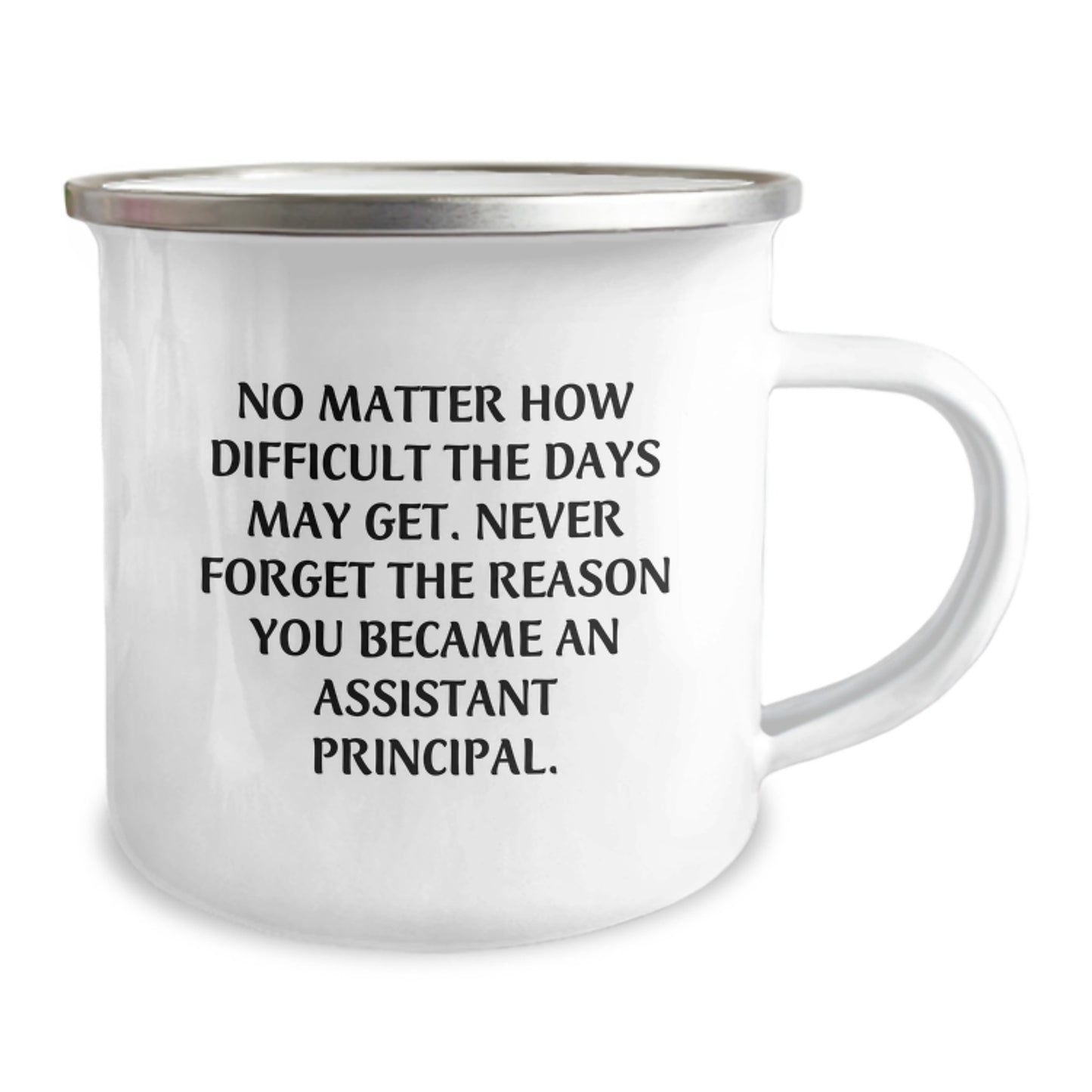 Funny Assistant Principal Christmas Unique Gifts from Friends - Camping Mug - Never Forget the Reason You Became - Inspirational Coffee Mug - Image 2