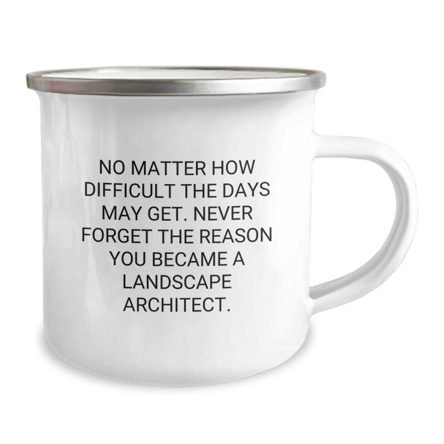 Funny Landscape Architect Gifts from Friends, Inspring Quote for Landscape Architect Men, Christmas Unique Camping Mug - Image 2