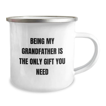 Grandfather Gifts from Men to Grandfather, Being My Grandfather Is The Only Gift You Need, Valentine's Unique Gifts for Grandfather - Image 2