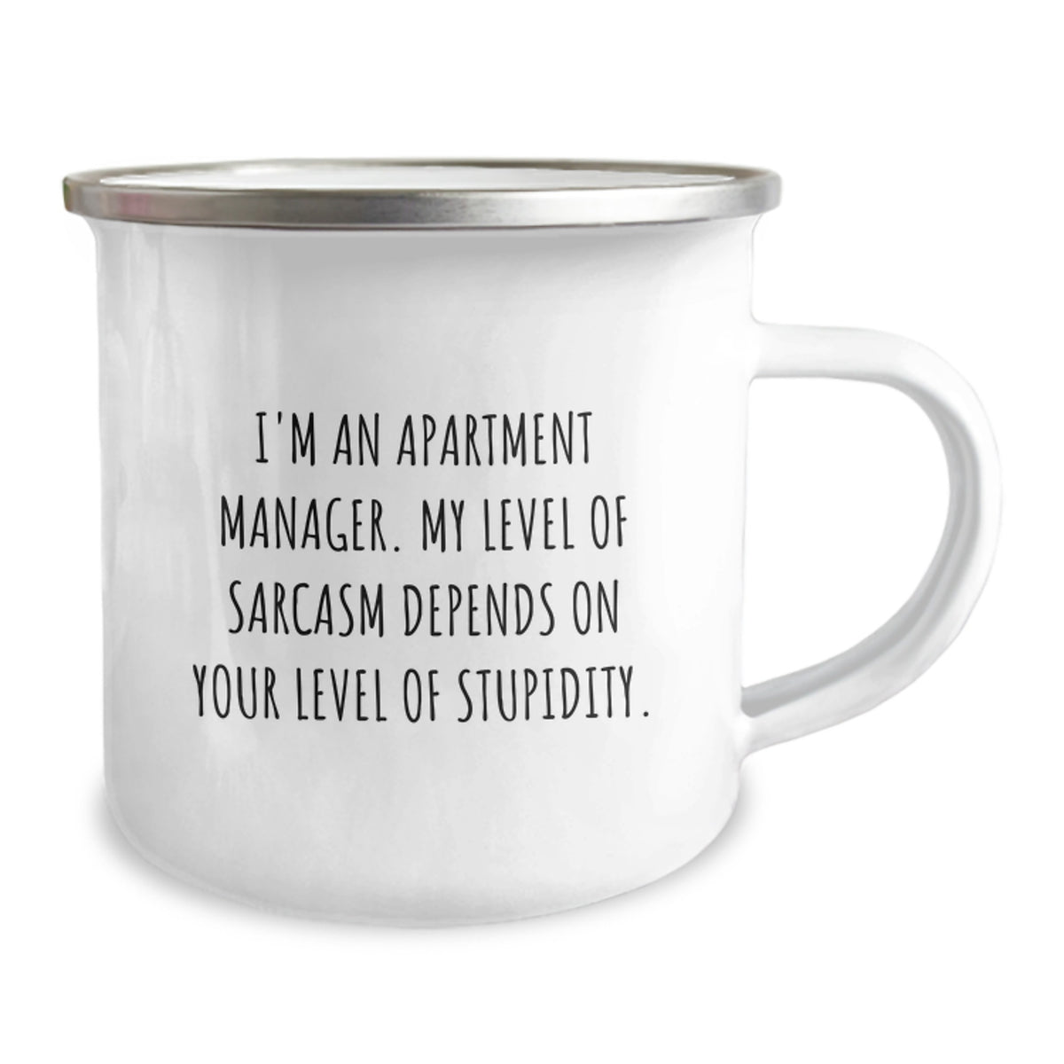 Funny Apartment Manager Gifts, Birthday Unique Mug for Apartment Manager Friends, Camping Mug with I'm An Apartment Manager Quote - Image 2