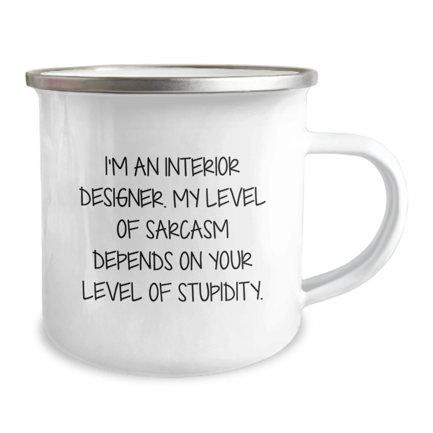 Funny Interior Designer Birthday Unique Gifts from Friends to Interior Designers - Camping Mug for Men - Image 2