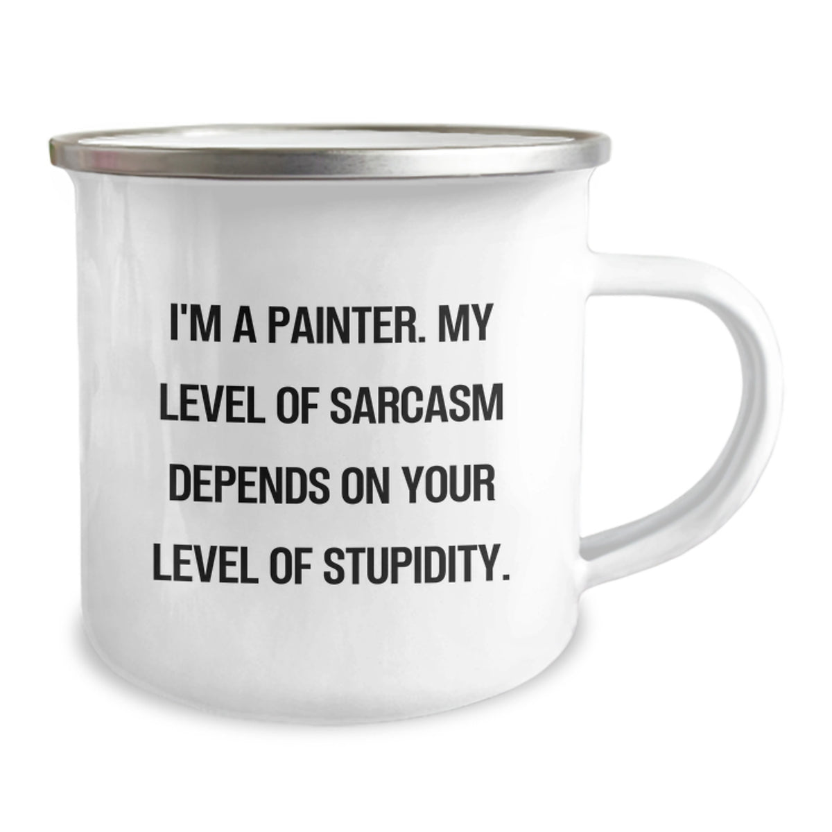 Funny Painter Gifts for Men Birthday Unique Funny Artistic Mug, Gifts from Friends and Family to Painter, I'm A Painter, My Level of Sarcasm Depends On Your Level of Stupidity. - Image 2