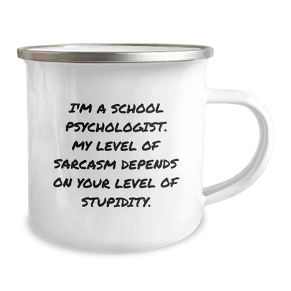 Funny School Psychologist Gifts from Men - Inspirational Camping Mug for Birthday Unique Gifts for School Psychologist Friends - Image 2