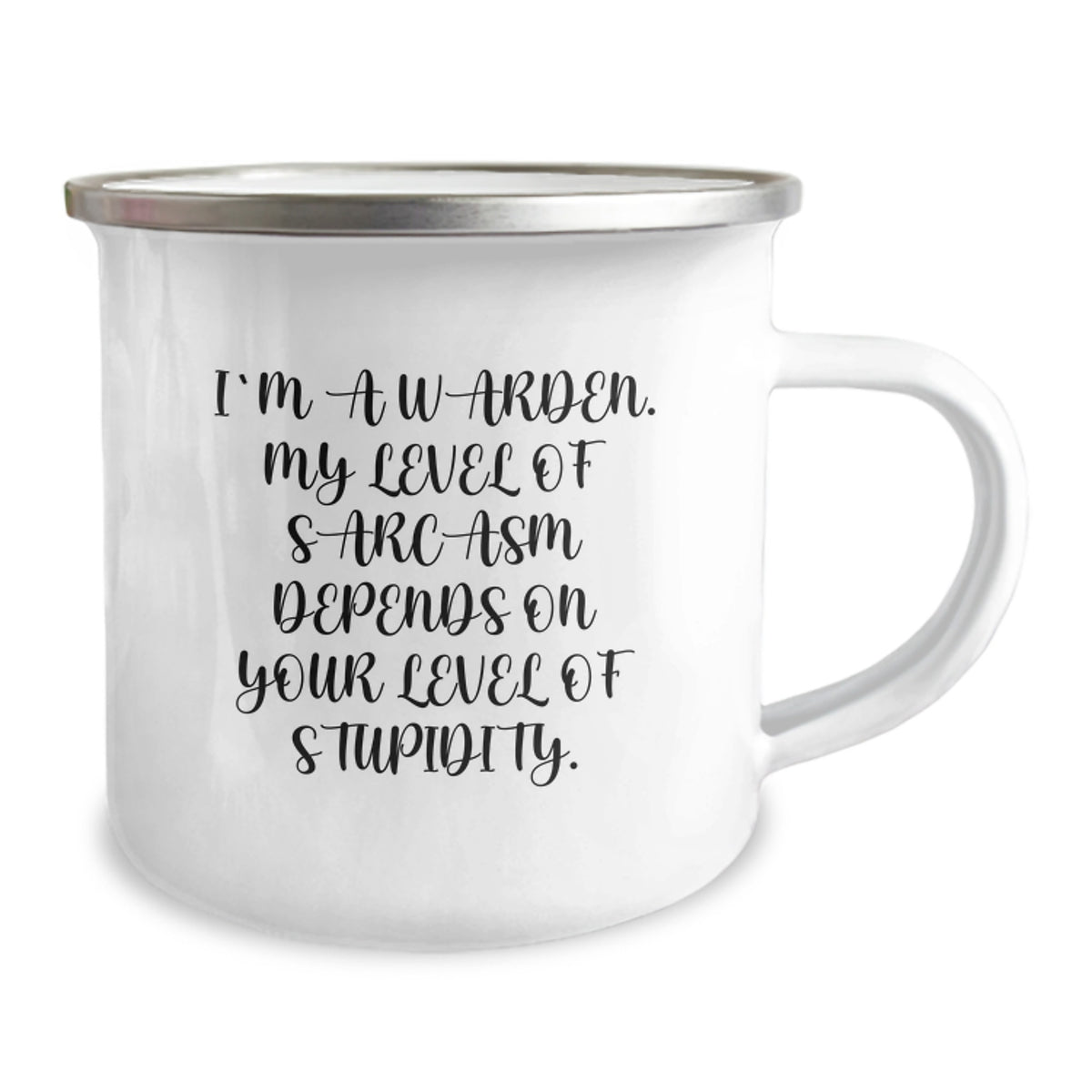Funny Warden Gifts for Men - Sarcastic Camping Mug from Husband, Sweetheart, or Dad - Image 2