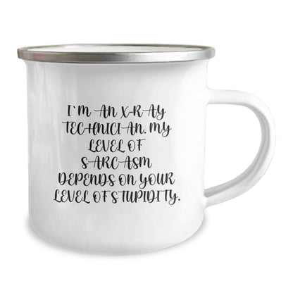 Funny X-Ray Technician Gifts from Men to X-Ray Technician Women - Sassy X-Ray Technician Camping Mug for Mother's Day Unique Gifts - Image 2
