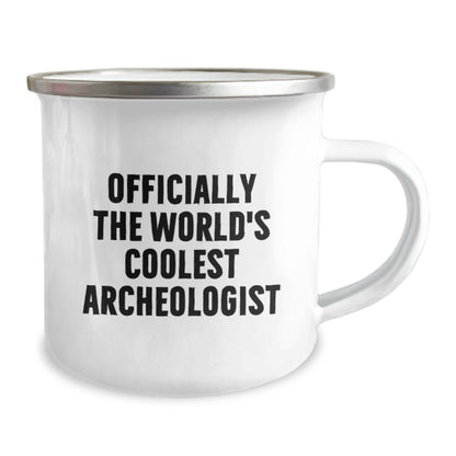 Archeologist Gifts from Men - Officially The World's Coolest Archeologist Camping Mug for Archeologist Friends on Mother's Day - Image 2