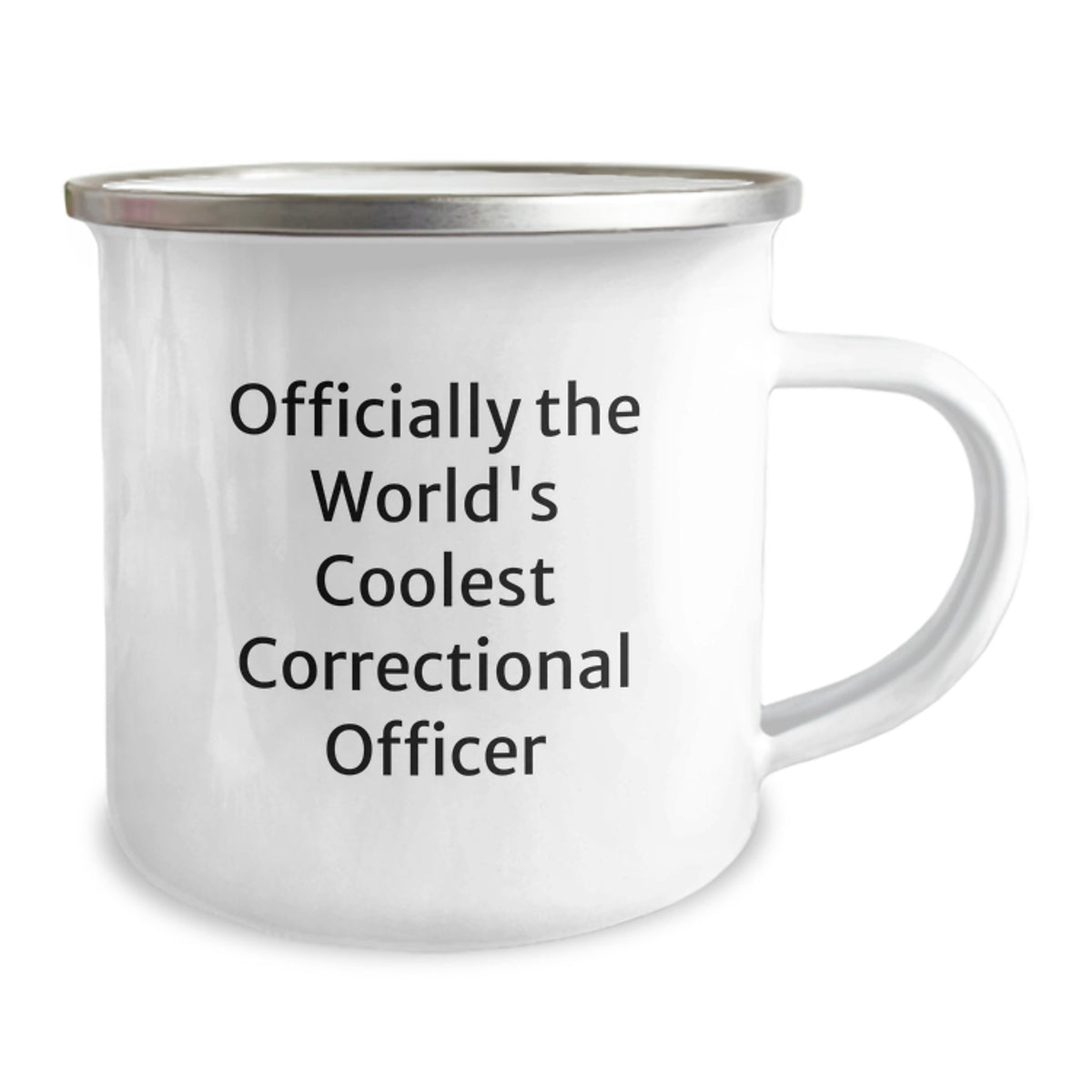 Correctional Officer Gifts for Men, Funny Quote - 'Officially The World's Coolest Correctional Officer', Camping Mug for Dad on Father's Day - Image 2