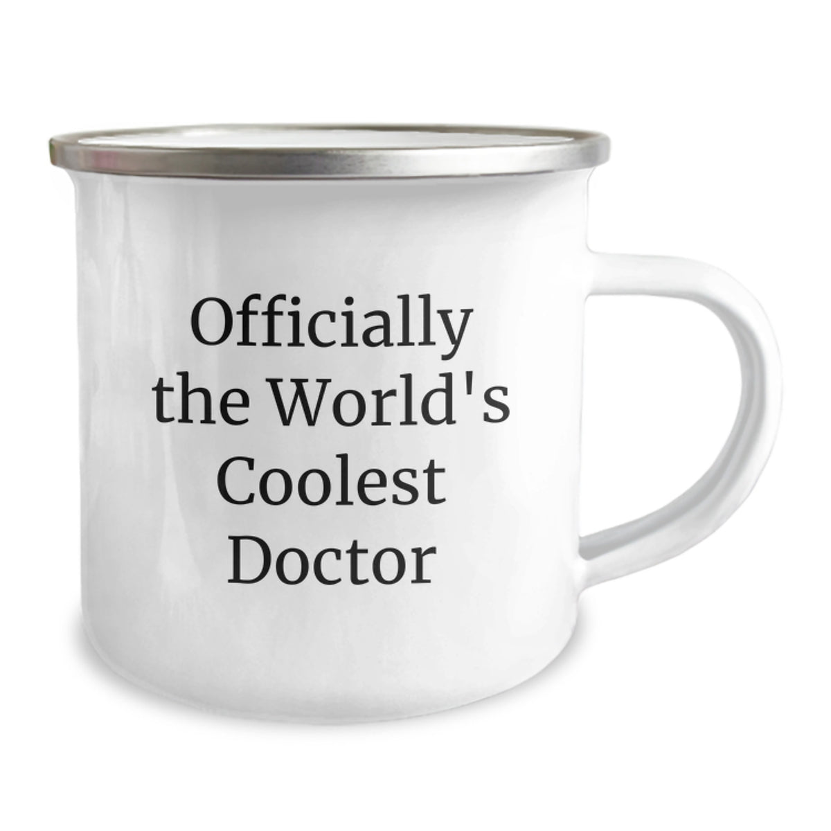 Funny Doctor Gifts, Officially The World's Coolest Doctor - Unique Camping Mug for Doctor Friends and Family on Mother's Day - Image 2