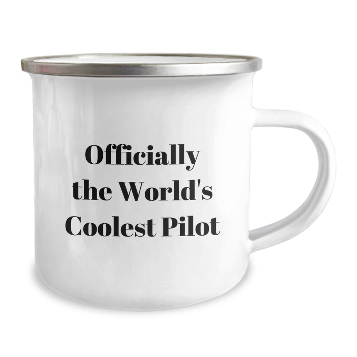 Funny Pilot Gifts for Friends, Men, or Women - Camping Mug for Graduation Unique Gifts, Gifts from Family - Officially The World's Coolest Pilot Quote - Image 2