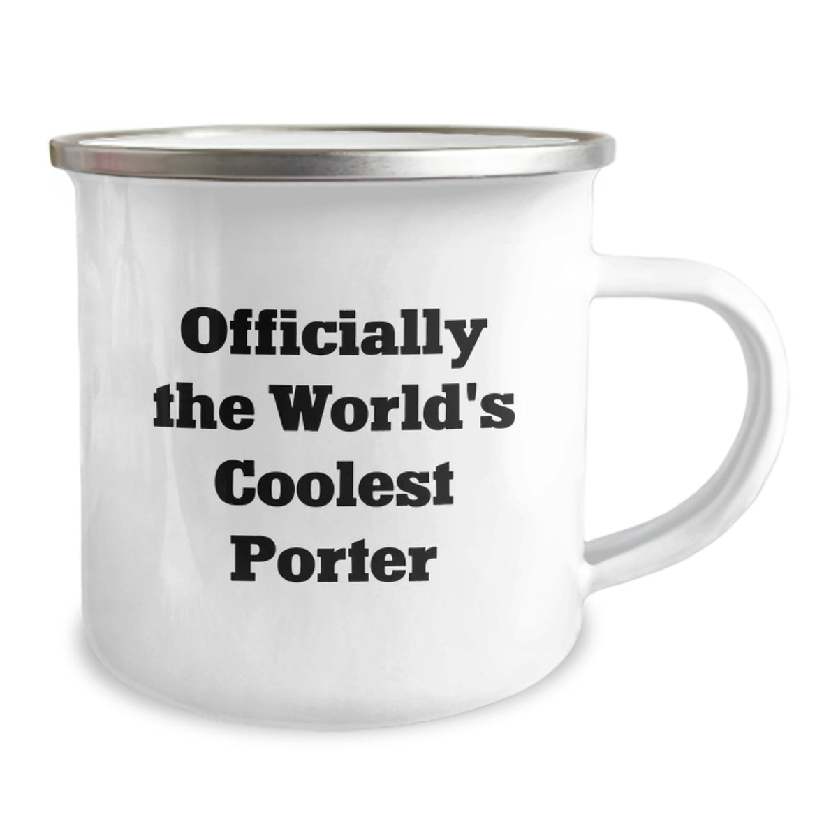 Gifts for Porter, Funny Camping Mug, Officially The World's Coolest Porter Gift for Men, Valentine's Unique Gifts from Friends - Image 2