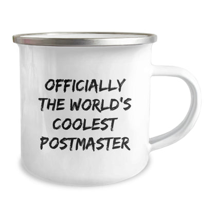 Funny Gifts from Friends to Postmaster - Officially The World's Coolest Postmaster Camping Mug for Mother's Day Unique Gifts - Image 2