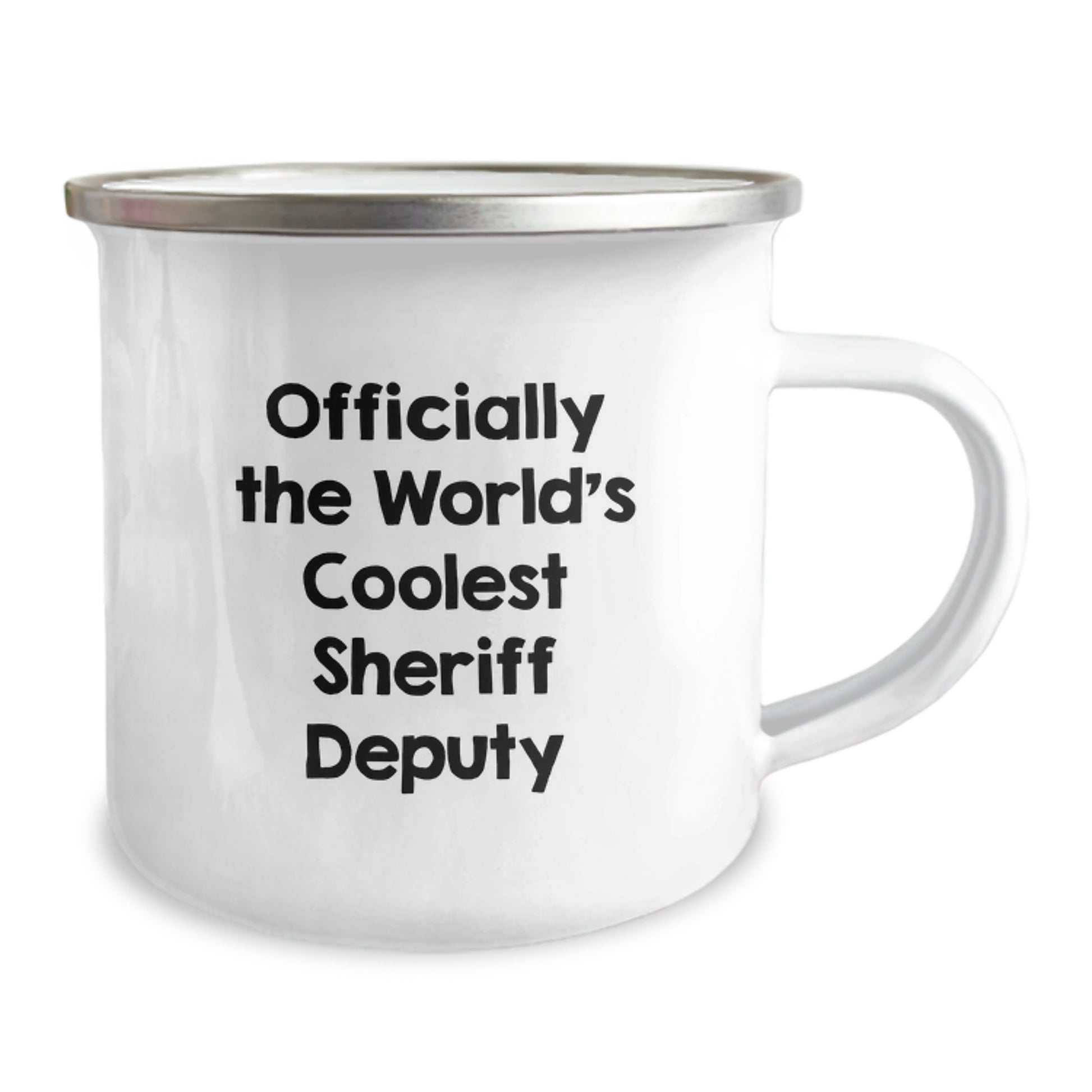 Funny Sheriff Deputy Gifts from Men to Sheriffs Valentine's Unique Mugs - Officially The World's Coolest Sheriff Deputy - Image 2