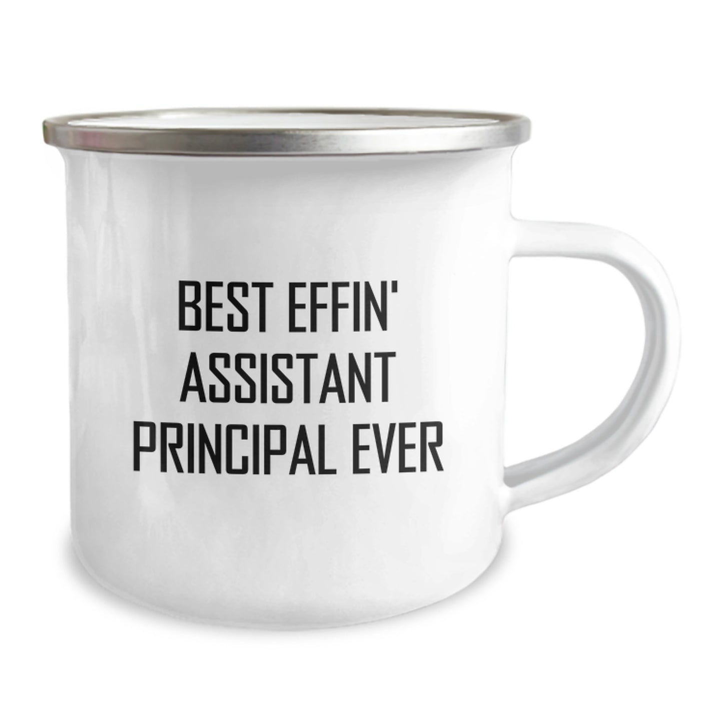 Funny Assistant Principal Gifts for Men, Unique Birthday Mugs, 'Best Effin' Assistant Principal Ever' Quote, Camping Mug for Assistant Principals, Gift from Friends - Image 2