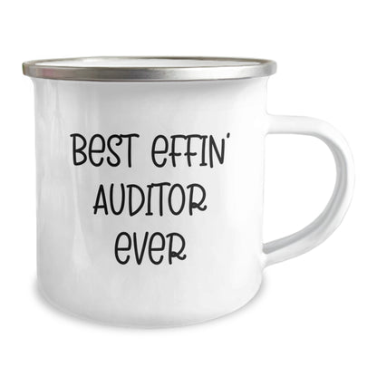 Funny Auditor Gifts for Mom - Best Effin' Auditor Ever Camping Mug, Unique Mother's Day Unique Gifts from Family - Image 2
