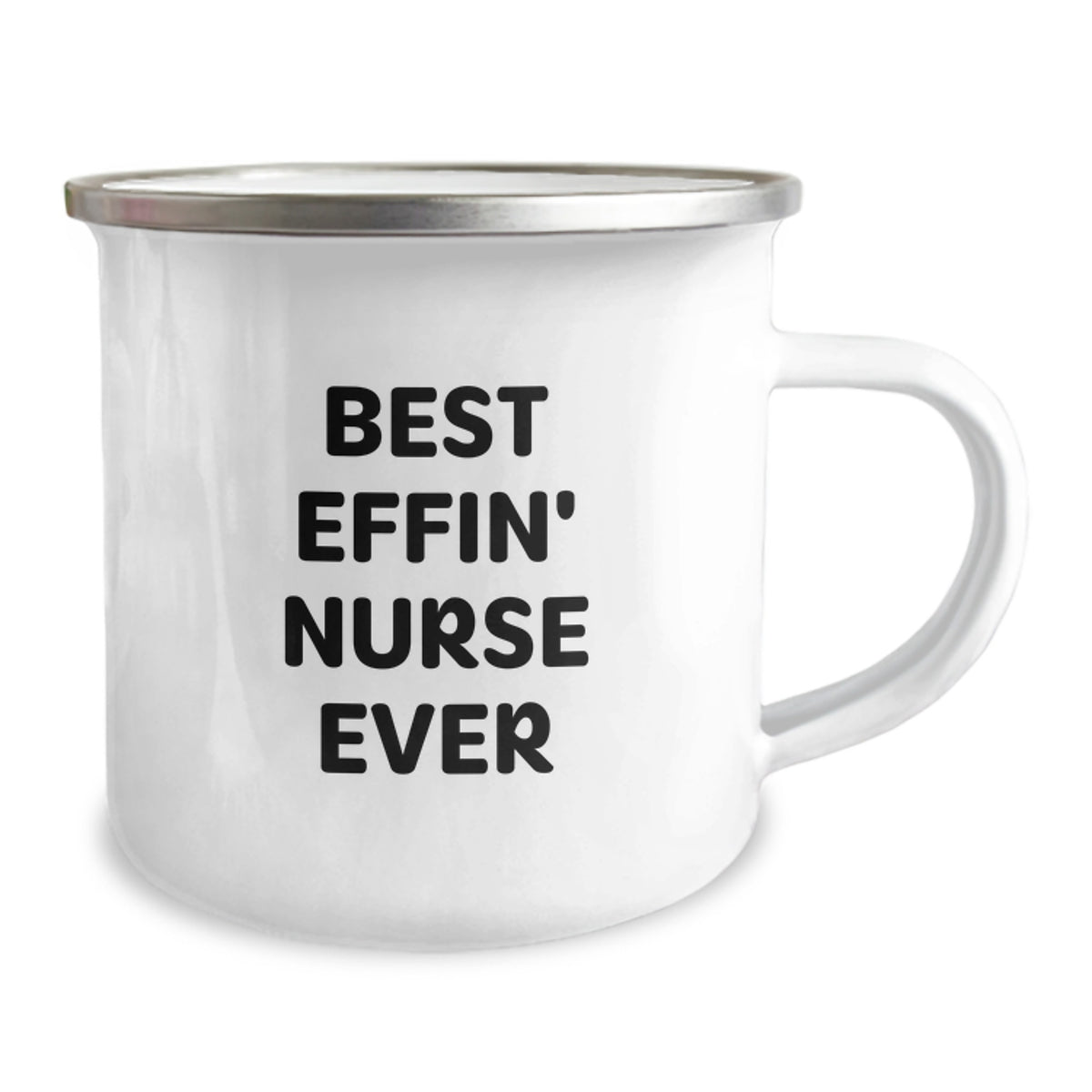 Funny Nurse Gifts - Best Effin' Nurse Ever Camping Mug for Birthday - Camping Mug for Nurses - Gifts from Friends to Nurses - Image 2