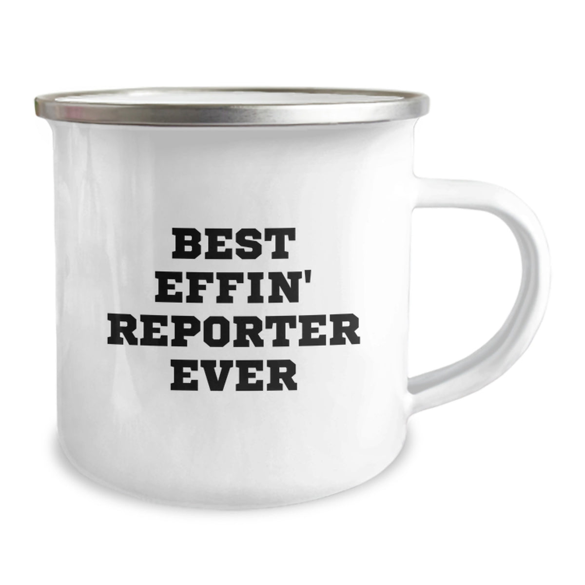 Funny Reporter Gifts from Men to Friends - Best Effin' Reporter Ever Camping Mug for Mother's Day Unique Gifts - Image 2