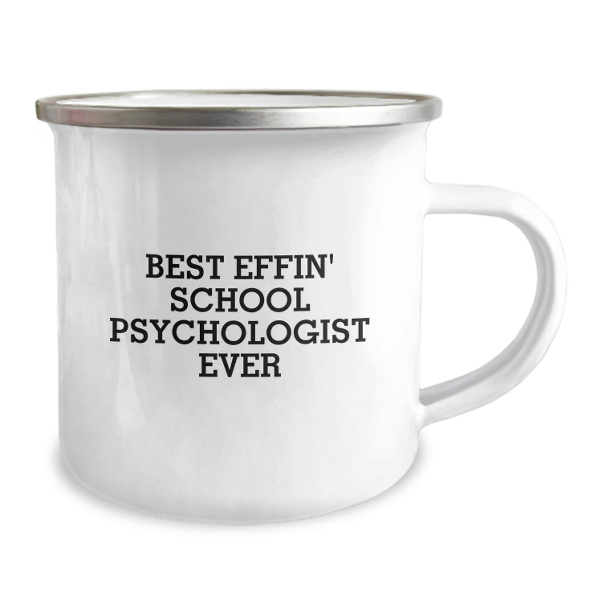 Funny School Psychologist Gifts from Men - Best Effin' Ever Camping Mug for Dad on Father's Day - Image 2