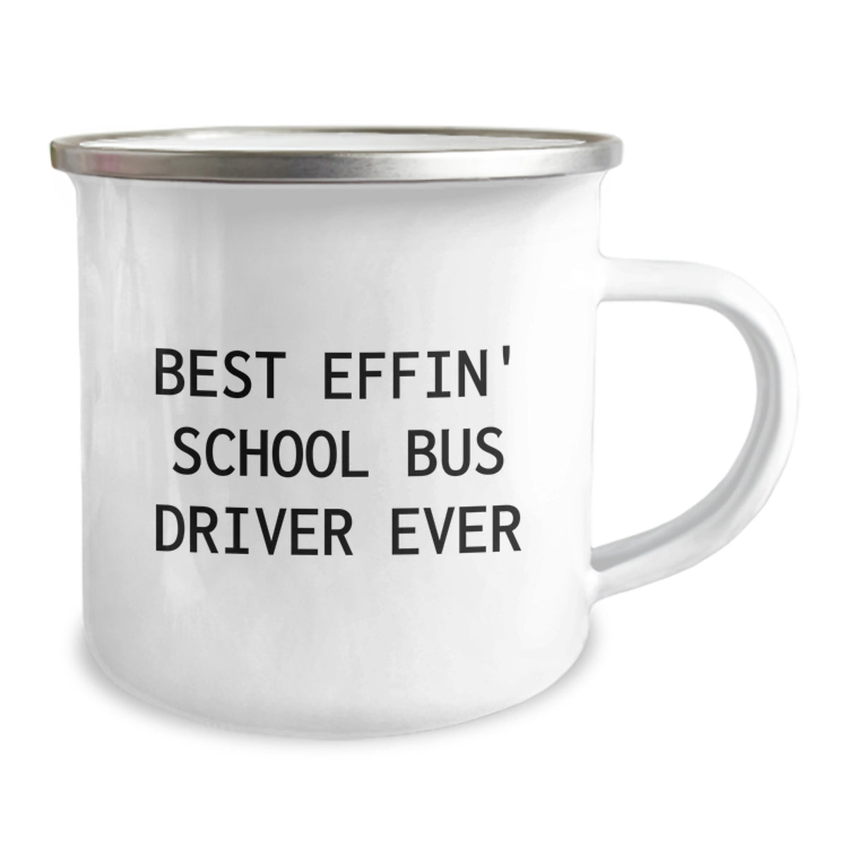 Funny School Bus Driver Gifts from Friends for Dad - Best Effin' School Bus Driver Ever Camping Mug for Father's Day - Image 2